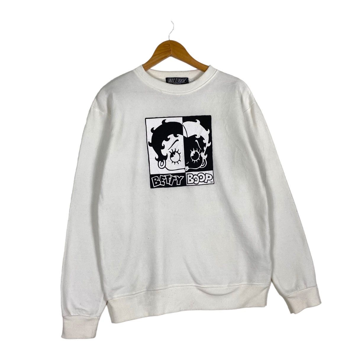 Anime × Cartoon Network × Japanese Brand RARE!! Vintage 90s Betty Boop Crewneck Sweatshirt Big Logo Size US M / EU 48-50 / 2 - 3 Thumbnail