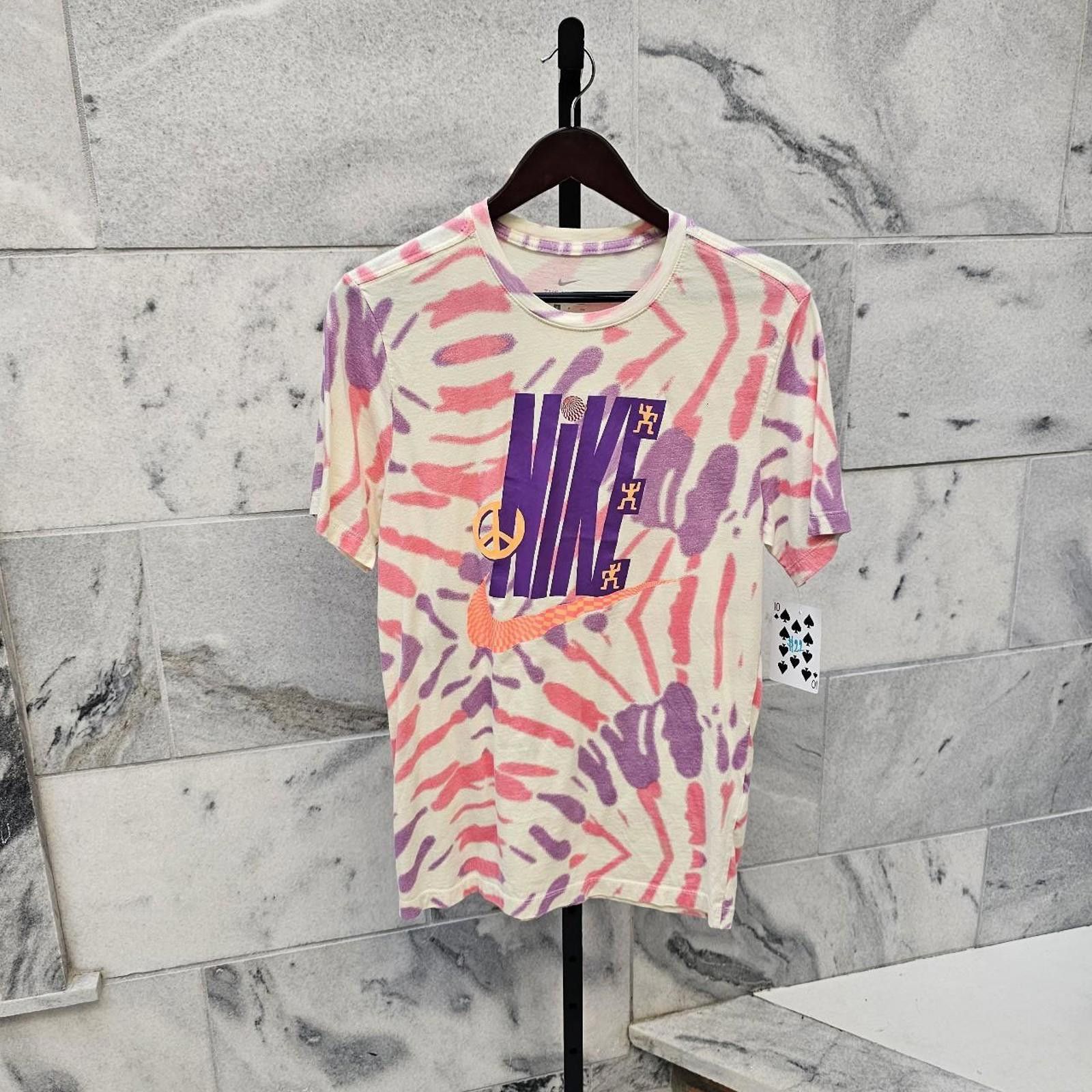 Nike Nike Men's Multicolored Tie-Dye T-shirt Size US S / EU 44-46 / 1 - 5 Thumbnail