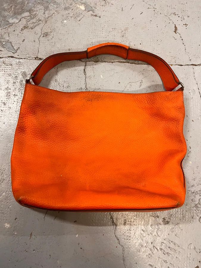 Jil Sander Jil Sander Orange Handle Leather Bag Size ONE SIZE - 6 Thumbnail