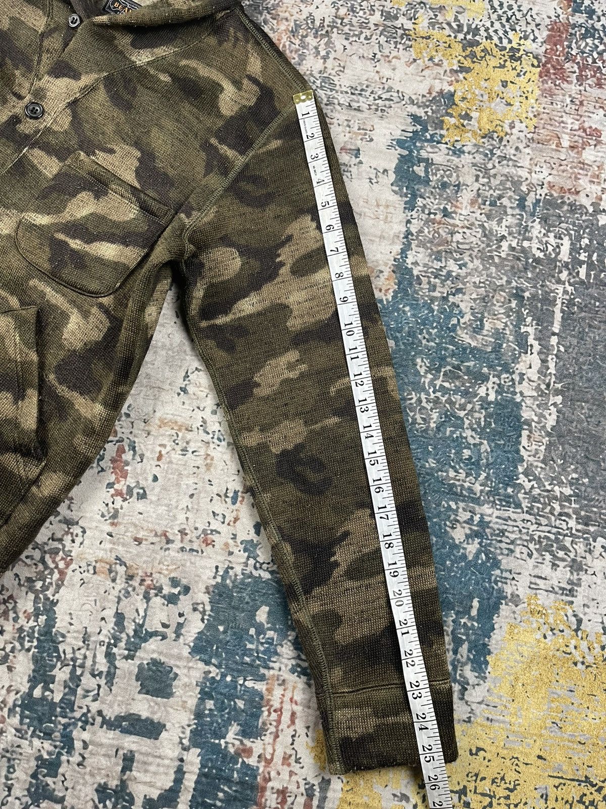 Beams Plus Beams Plus Camouflage Fleece Button Up Jackets Size US M / EU 48-50 / 2 - 16 Thumbnail