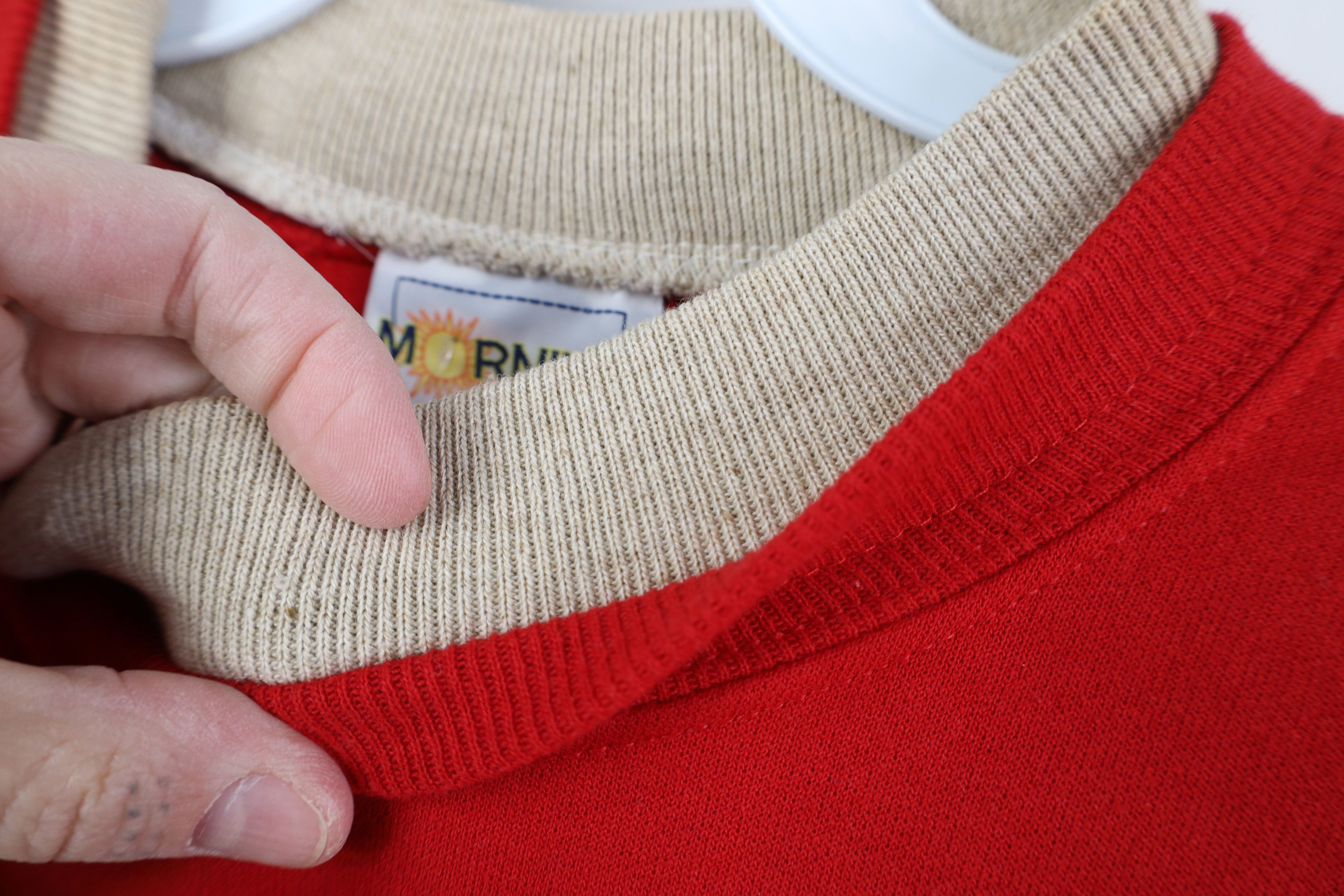 Vintage Deadstock Vintage 90s Christmas Nature Bird Sweatshirt Red Size XL / US 12-14 / IT 48-50 - 11 Thumbnail