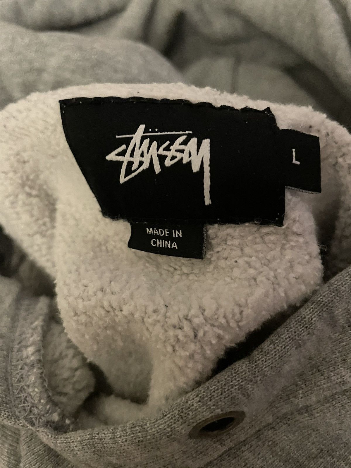 Stussy Rare Vintage Gray Stussy Hoodie Size US M / EU 48-50 / 2 - 3 Thumbnail