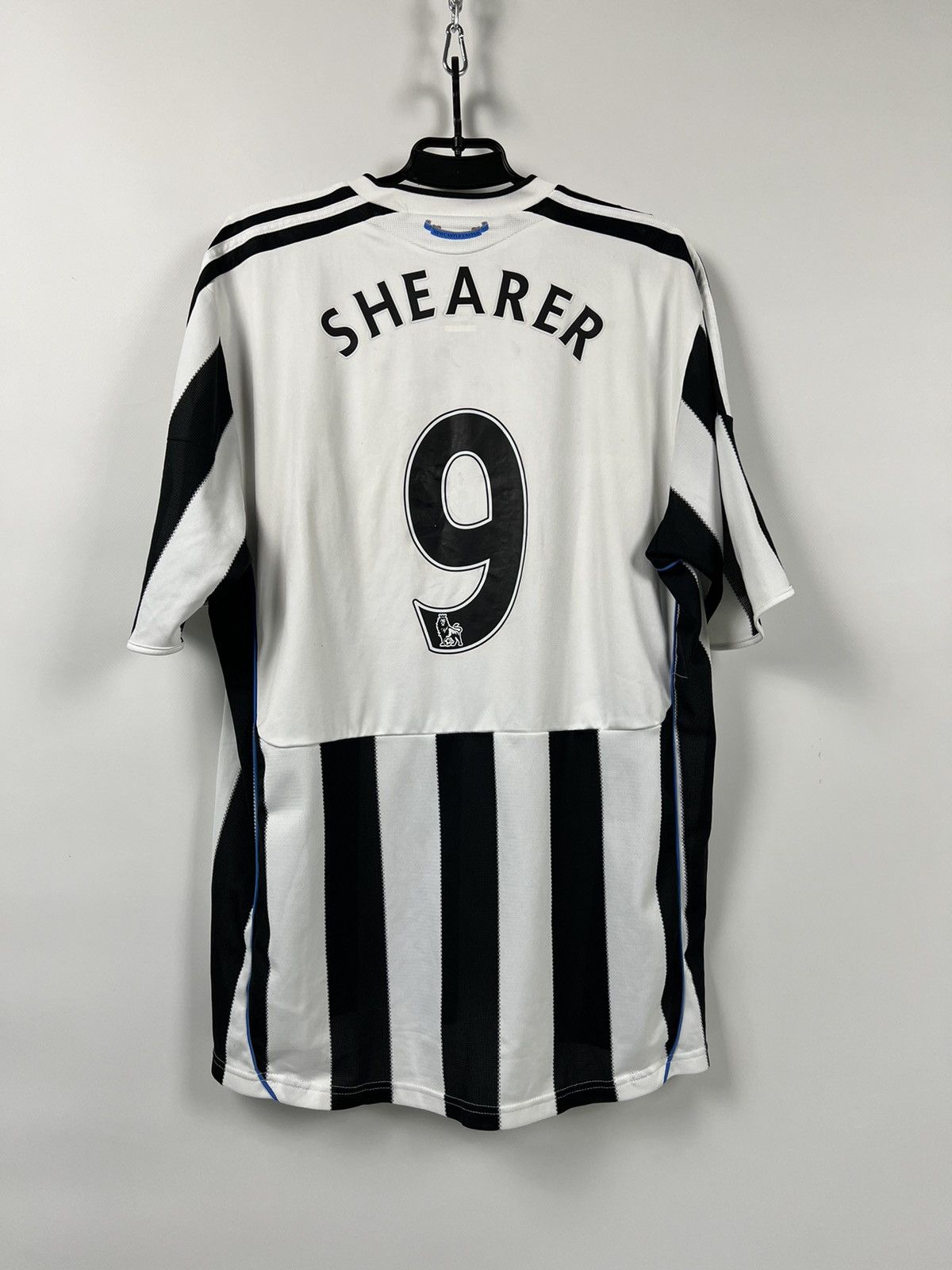 image of Adidas Newcastle 2009-2010 Player Issue Shearer Jersey XL in White, Men's