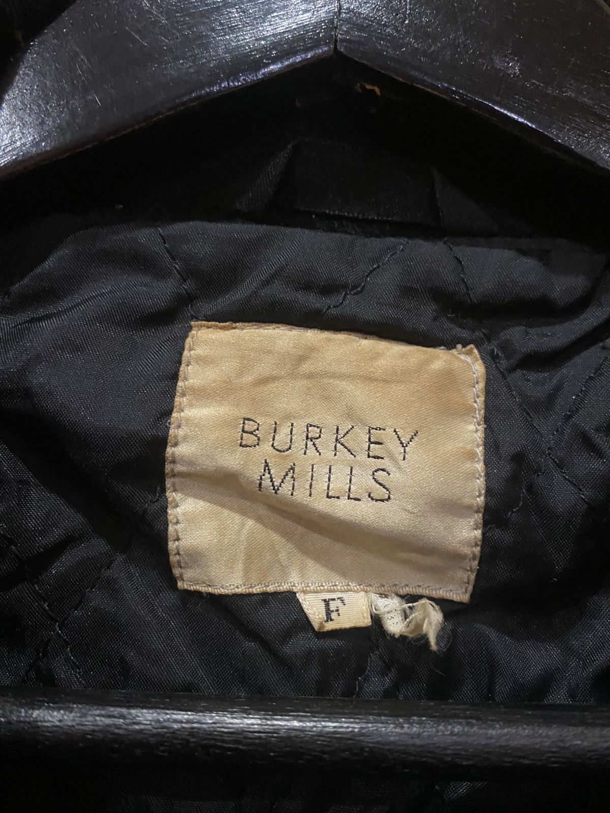 If Six Was Nine Vintage Burkey Mills Black Wool Bomber Military-Inspired Size US L / EU 52-54 / 3 - 6 Thumbnail