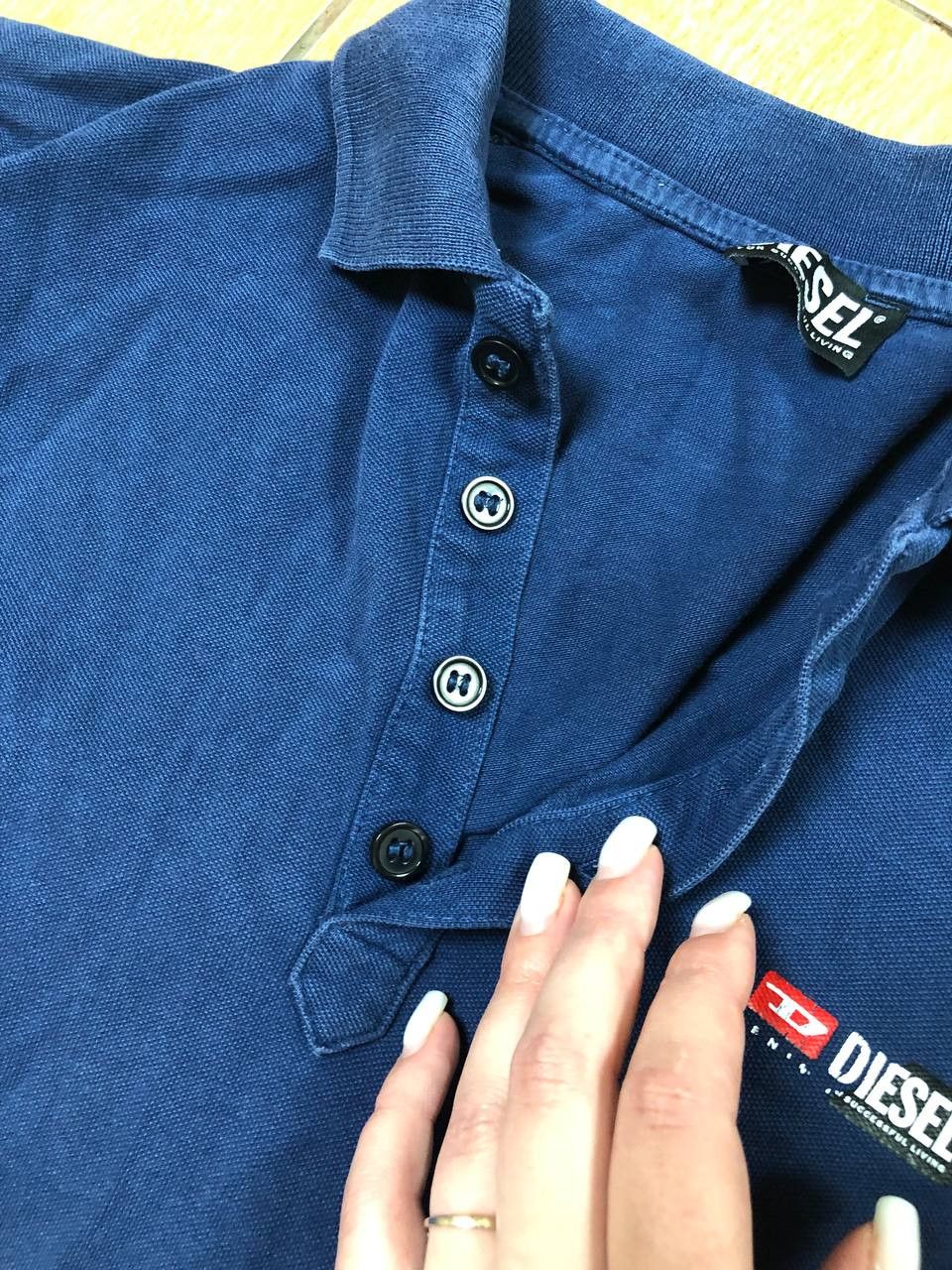 Diesel × Vintage Vintage Spell Out Big Logo Tee Shirt Size US L / EU 52-54 / 3 - 7 Thumbnail