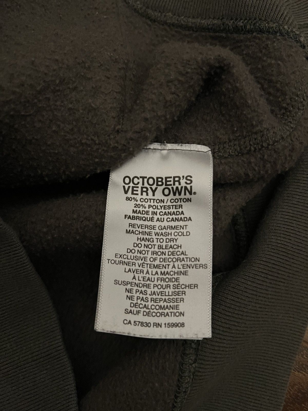 October's Very Own Distressed OVO Reflective Owl Logo Hoodie in Olive Size US S / EU 44-46 / 1 - 9 Thumbnail