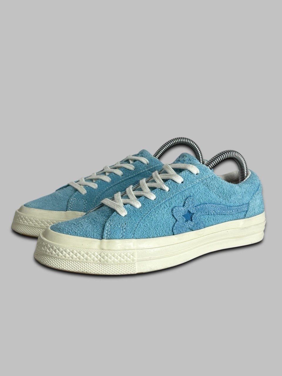 Converse × Golf le Fleur Golf Le Fleur x Converse Leather One Star Ox Bachelor Blue Size US 6 / IT 36 - 3 Thumbnail
