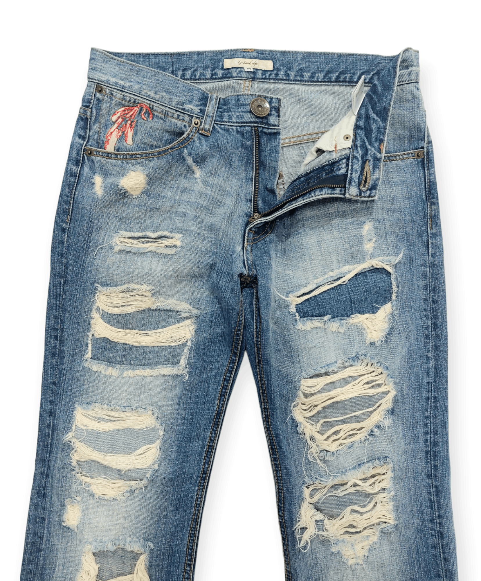Other G-Land Edge Ripped Kurt Cobain Style Denim Size US 30 / EU 46 - 3 Thumbnail