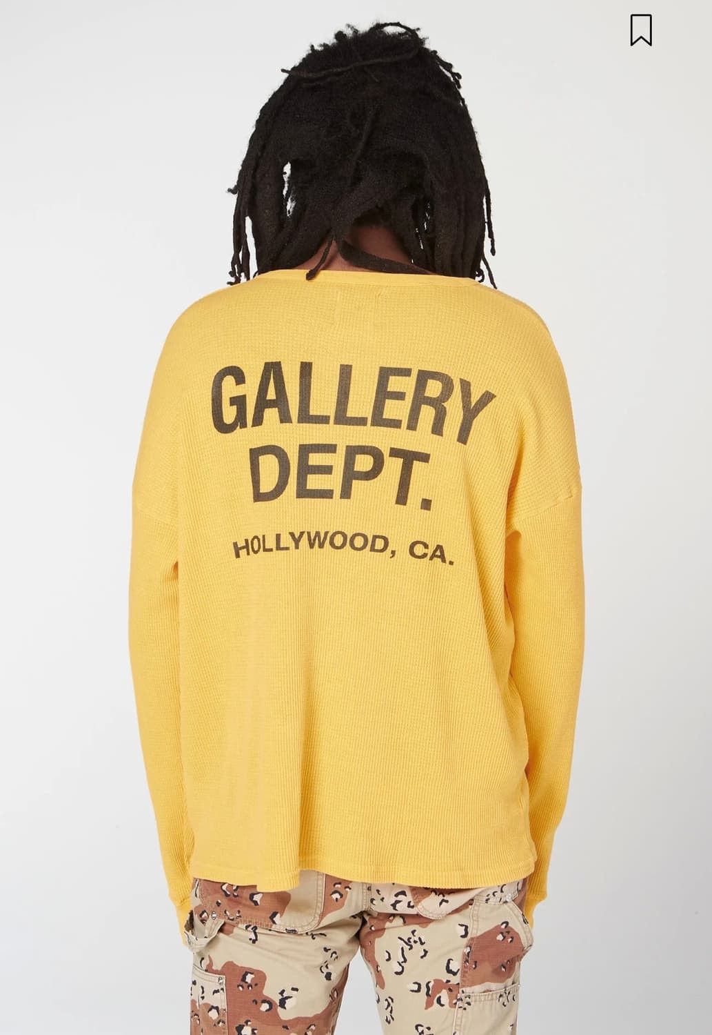 Gallery Dept. o1mle0725 Gallery Department Thermal T-Shirt in Yellow Size US XXL / EU 58 / 5 - 3 Thumbnail
