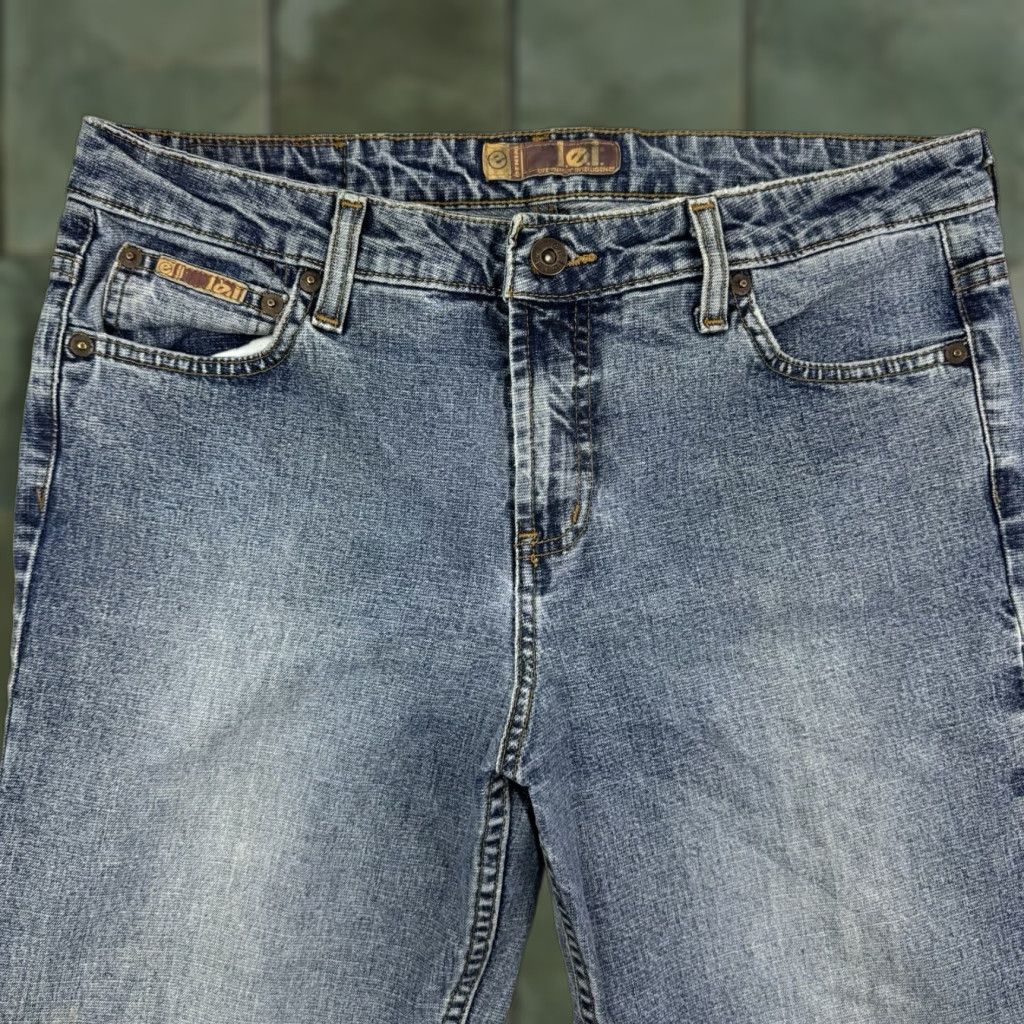 Vintage VINTAGE LEI Jeans Flare Bootcut Womens 13 Hipster High Waisted Blue 90s Y2K Size 34" / US 12 / IT 48 - 1 Thumbnail