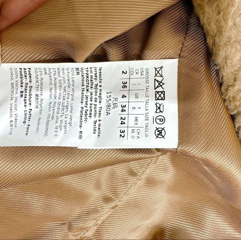 Max Mara Max Mara Classic Long Teddy Coat Size S / US 4 / IT 40 - 3 Thumbnail