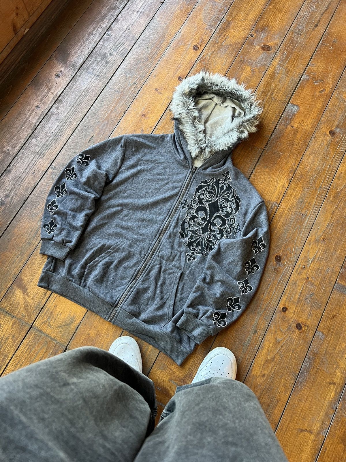 Tribal Zip Hoodie | Grailed