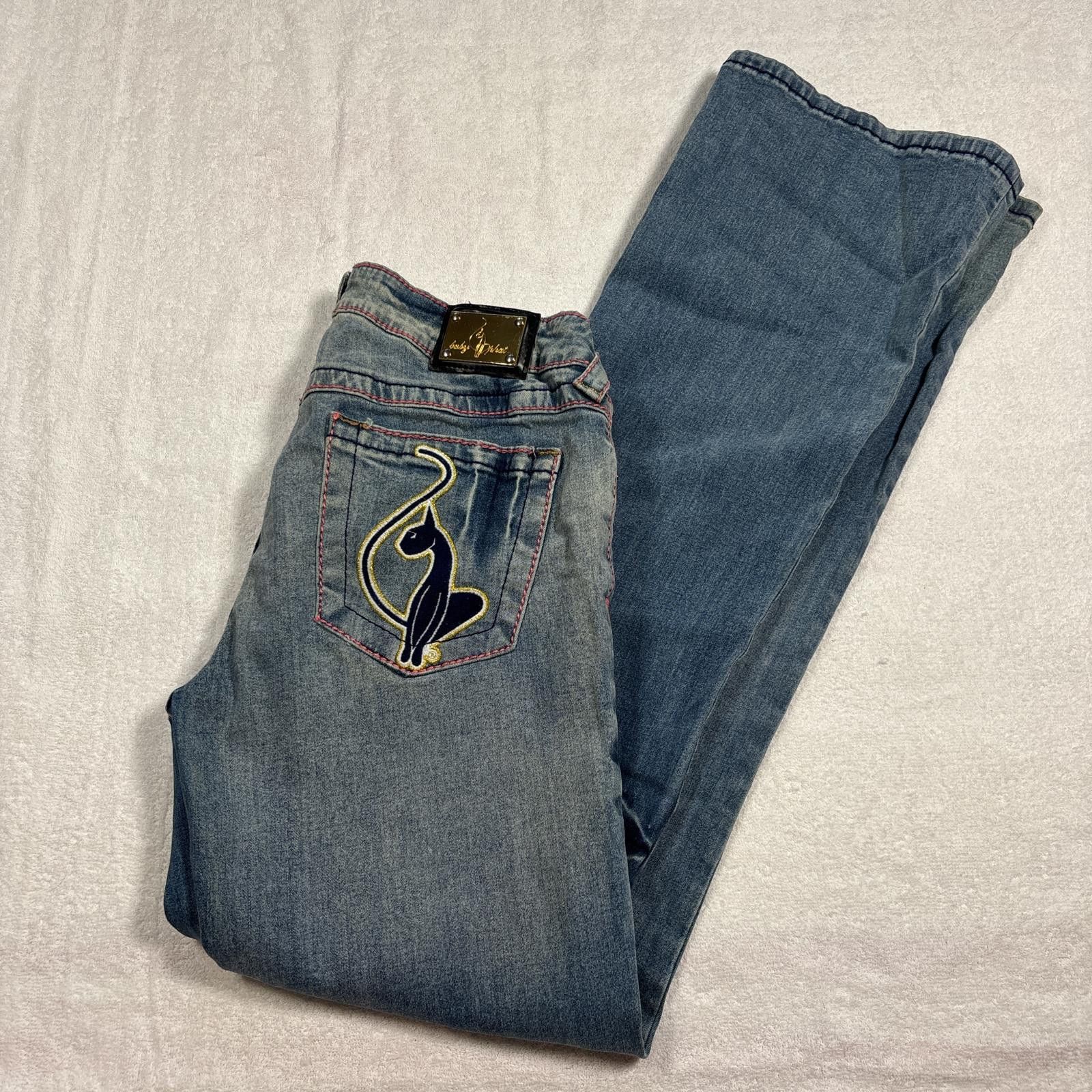 Other y2k pink baby phat light wash jeans Size 28" / US 6 / IT 42 - 1 Thumbnail