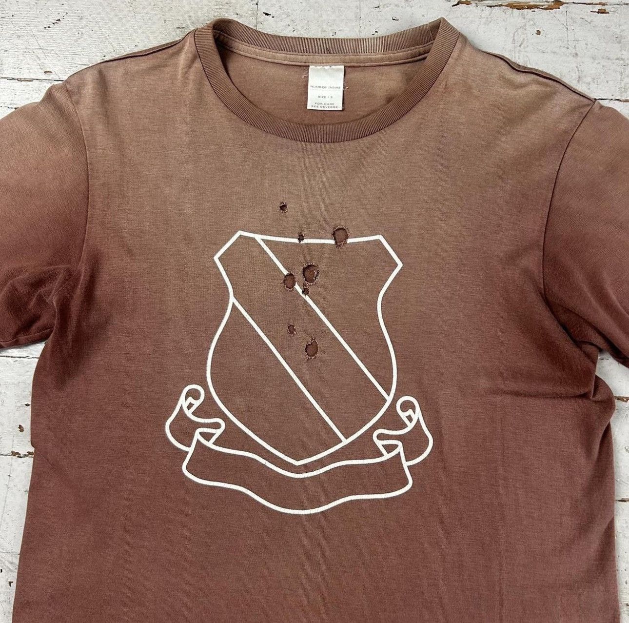 Number (N)ine Number (N)ine Shield Tee | Grailed