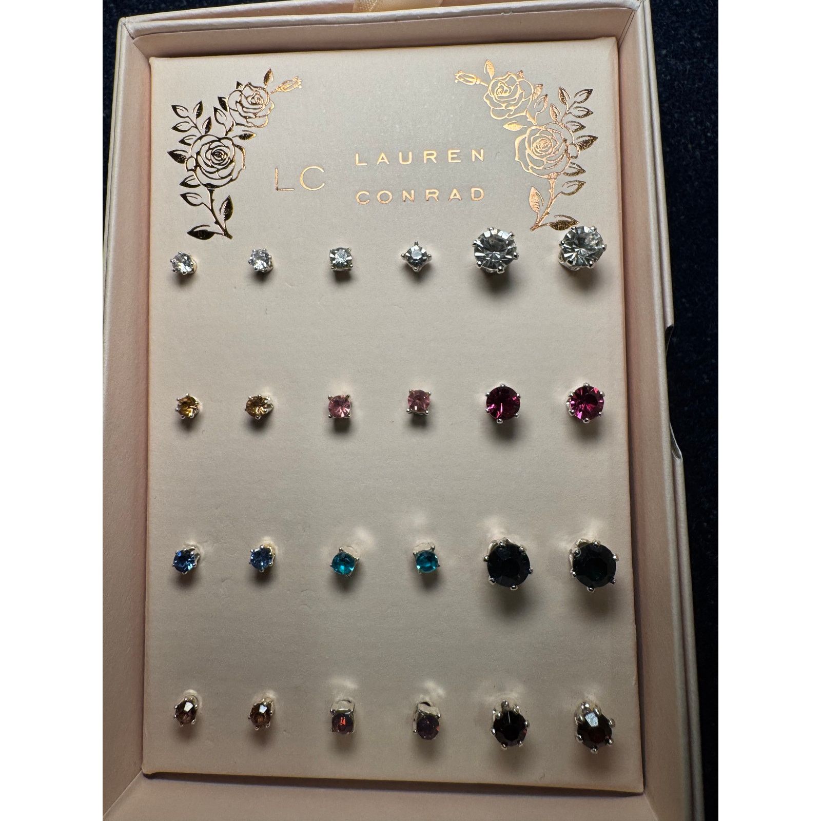 Lauren Conrad Set of 24 Lauren Conrad Various Size Stud Earrings Size ONE SIZE - 2 Thumbnail