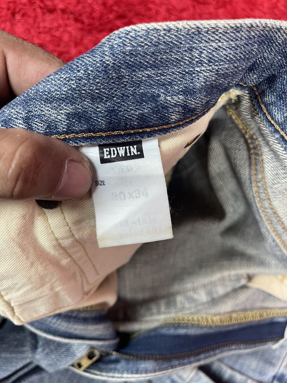 Edwin Vintage Edwin 505 Jeans Selvedge Streetwear Size US 30 / EU 46 - 3 Thumbnail