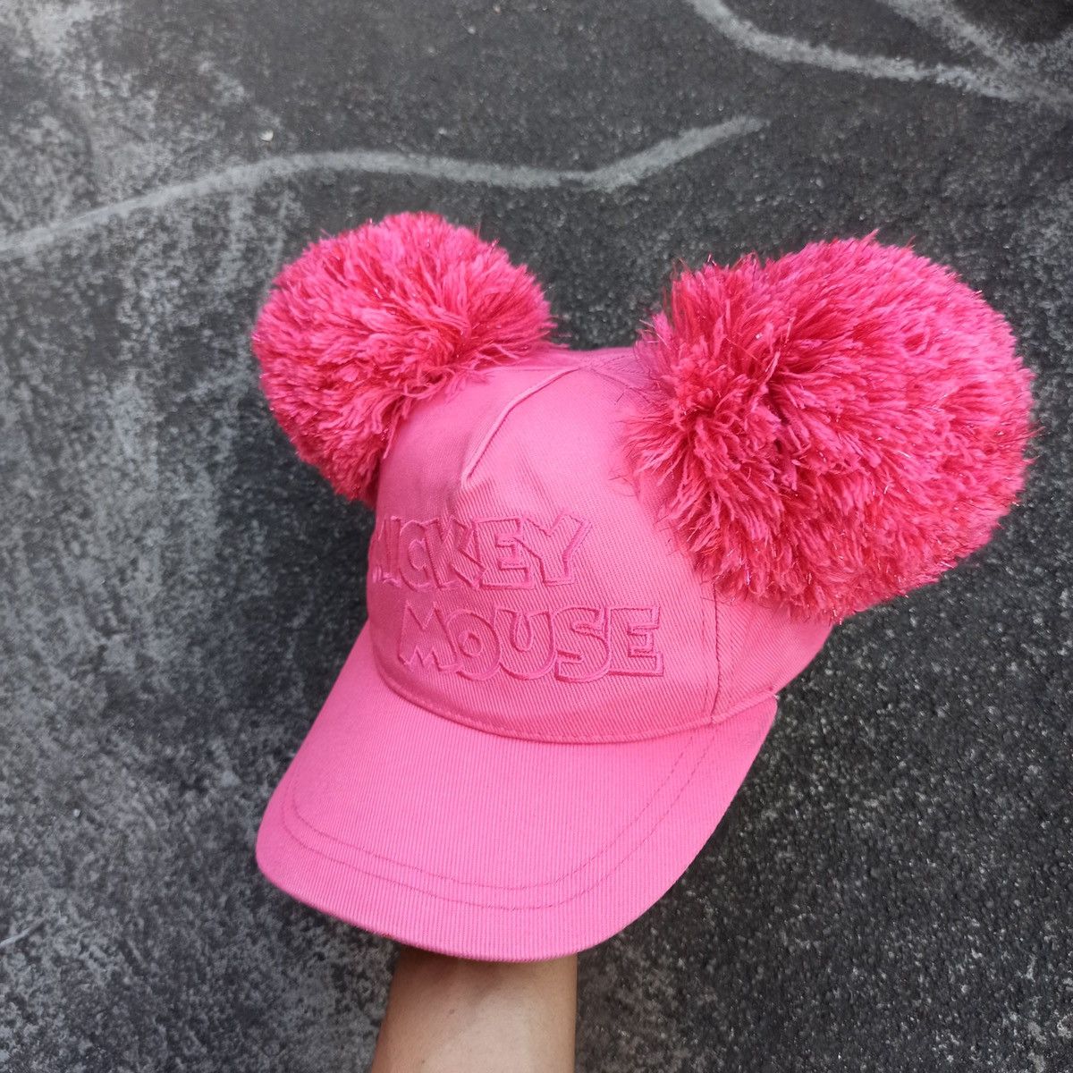 Mickey Mouse Sick hot pink Mickey Mouse Hat Size ONE SIZE - 2 Thumbnail