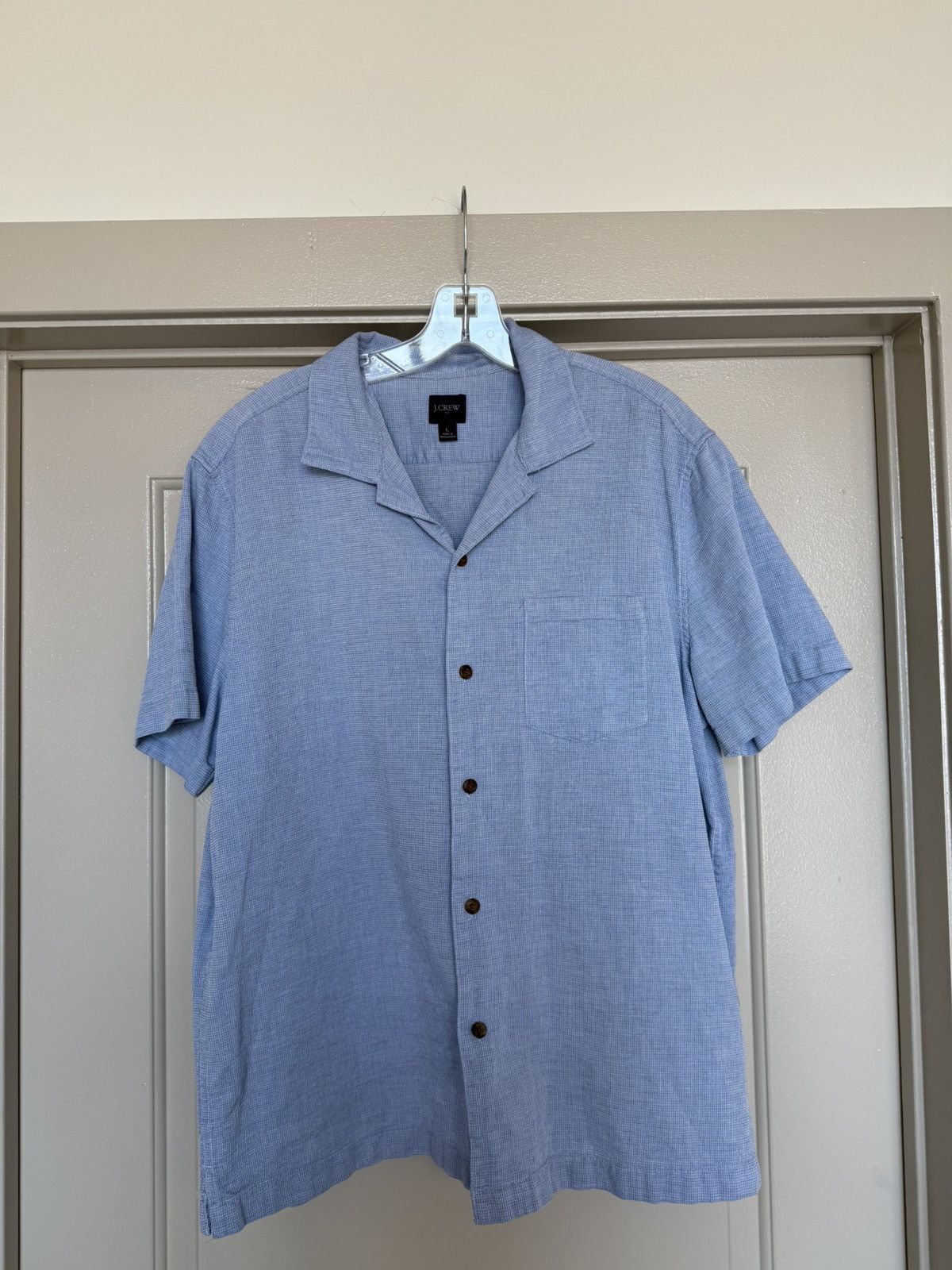 J.Crew J Crew Short Sleeve Button Up Shirt Size US L / EU 52-54 / 3 - 1 Thumbnail