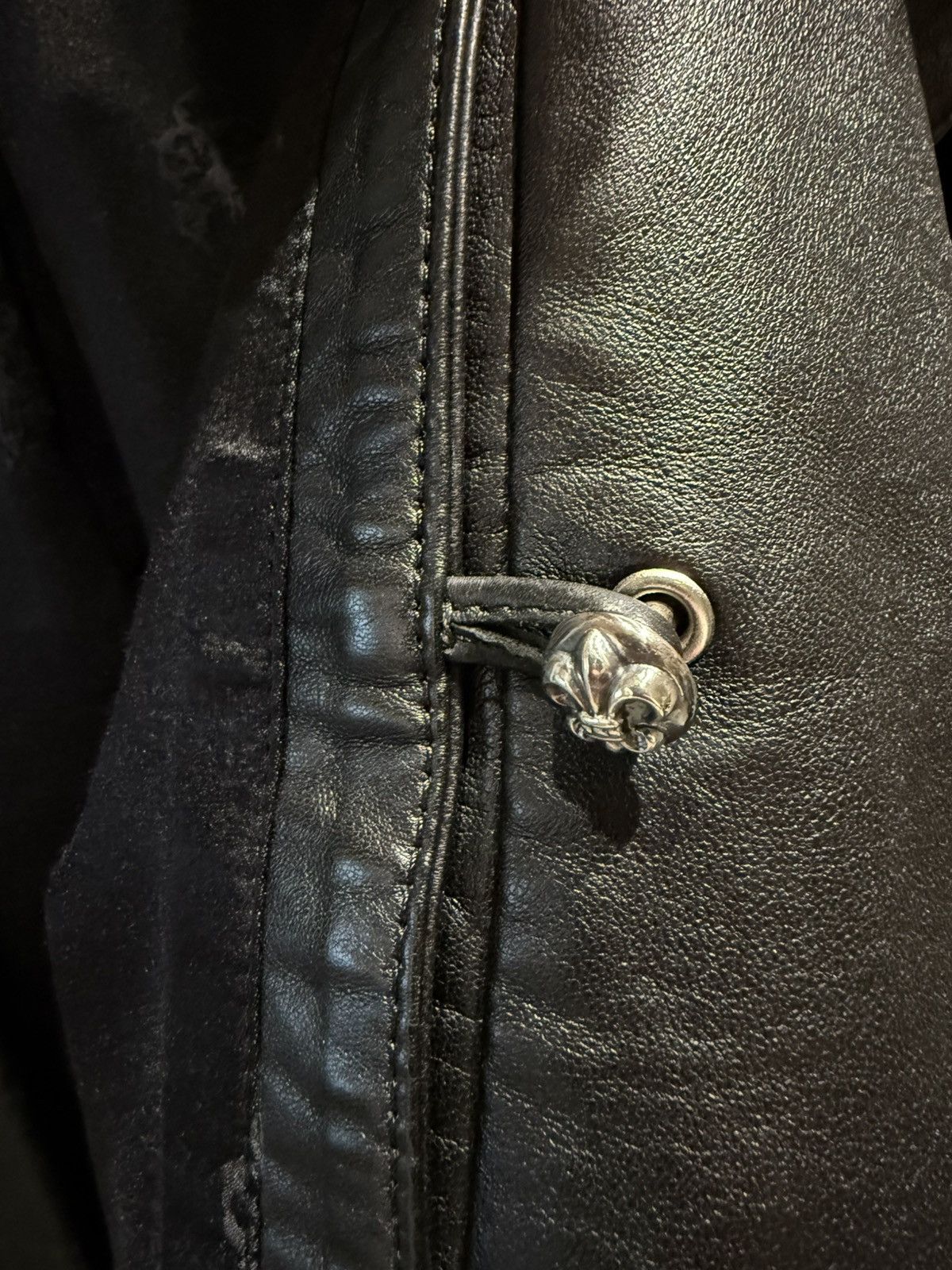 Chrome Hearts Chrome Hearts Leather Jacket Classy RARE !! Size US L / EU 52-54 / 3 - 10 Thumbnail