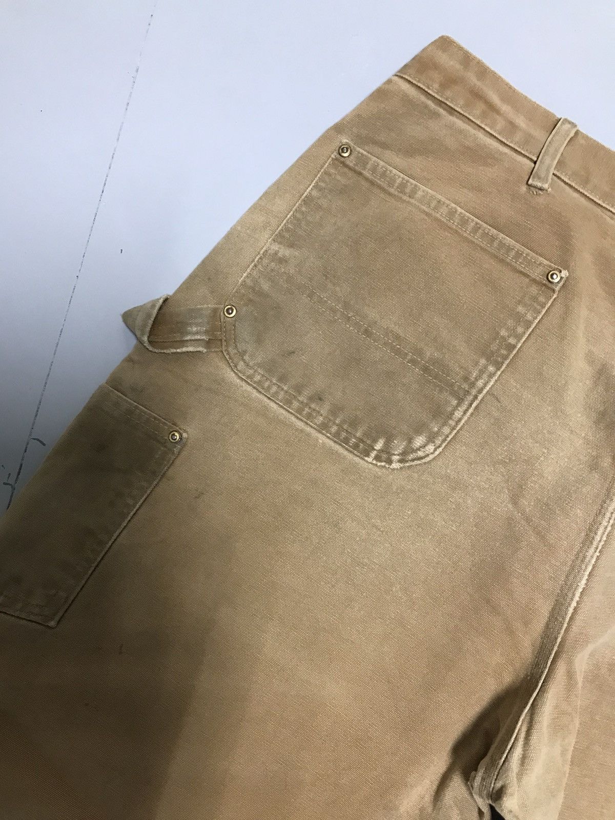 Carhartt Vintage carhartt B01 BRN dusty double knee workwear Size US 38 / EU 54 - 13 Thumbnail