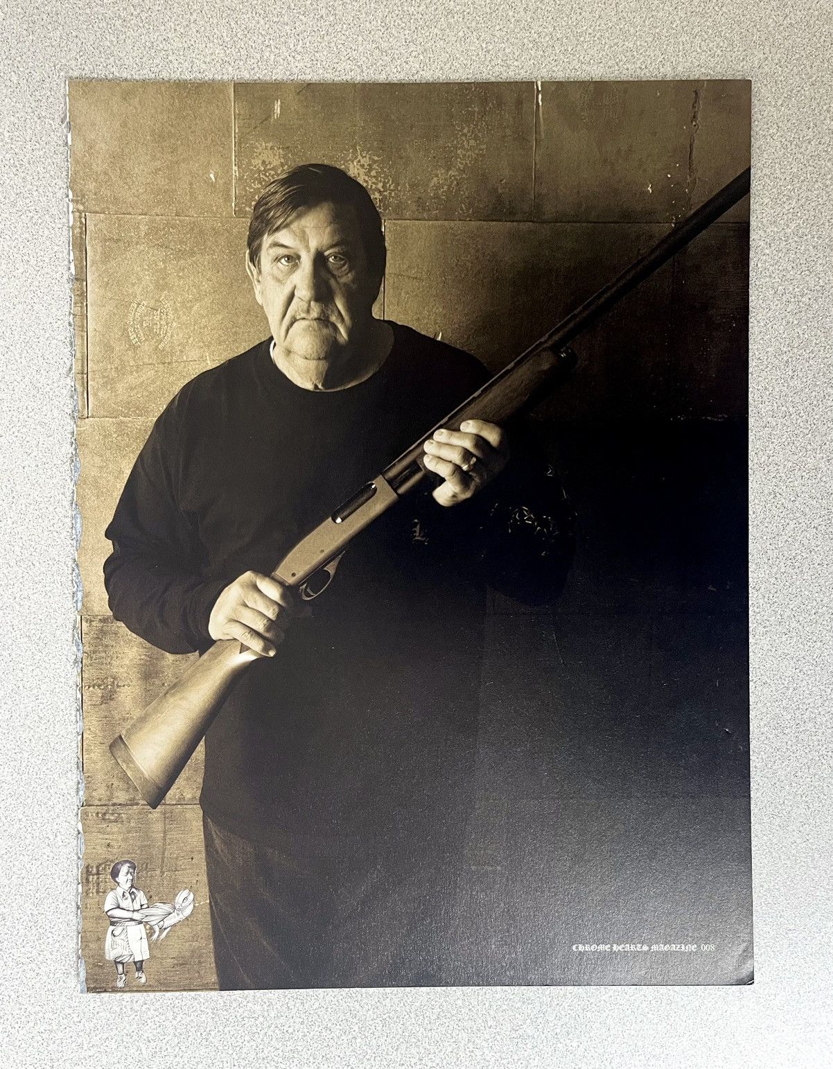 Chrome Hearts Chrome Hearts rare 8x11 magazine cutout Poster Size ONE SIZE - 1 Thumbnail