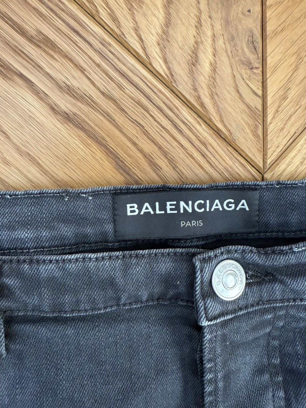 Balenciaga Balenciaga paris washed out black-grey slim jeans Size US 34 / EU 50 - 3 Thumbnail