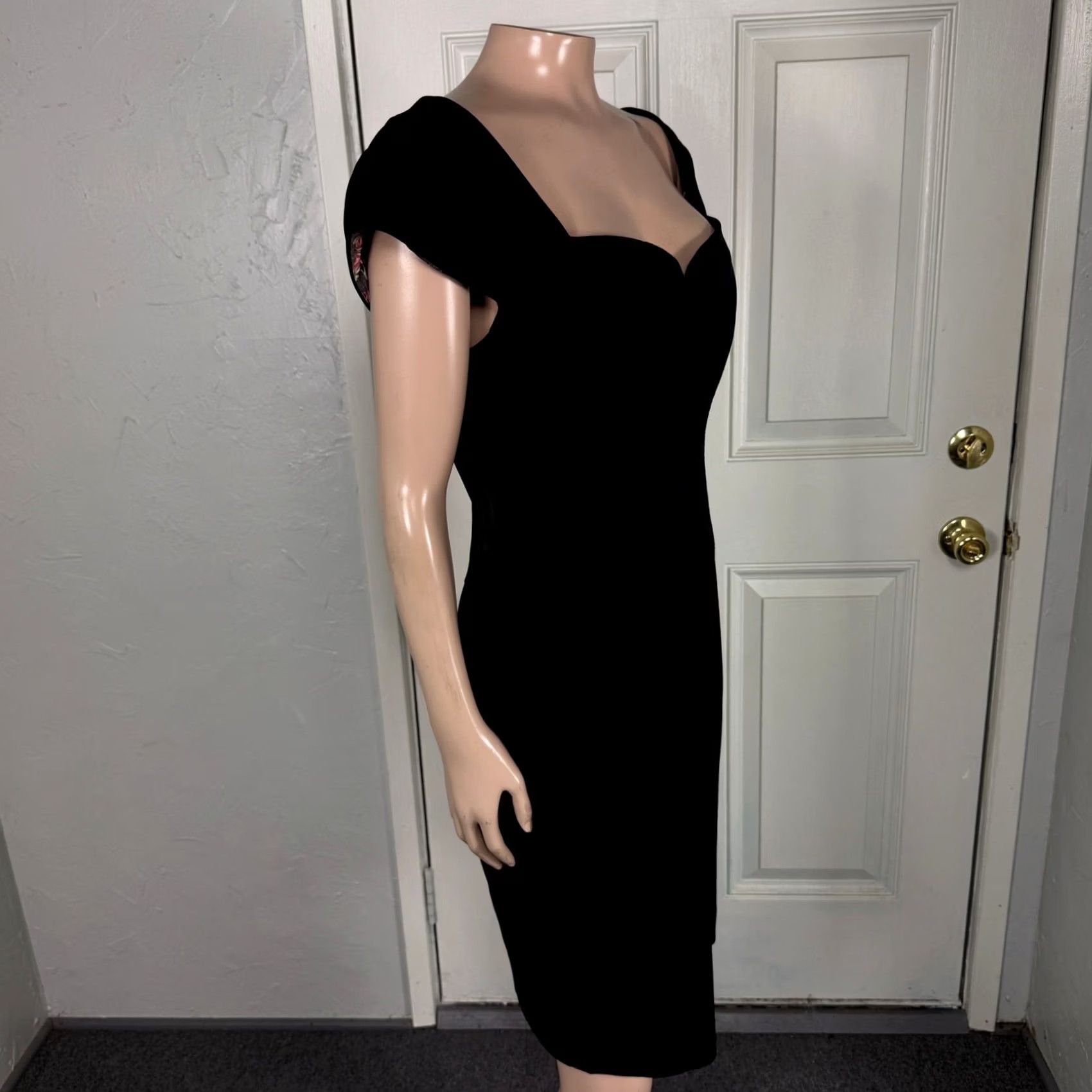 Ted Baker Ted Baker Dress Womens 4 Black London Women Designer Ottoman Pencil Stretch Size S / US 4 / IT 40 - 6 Thumbnail