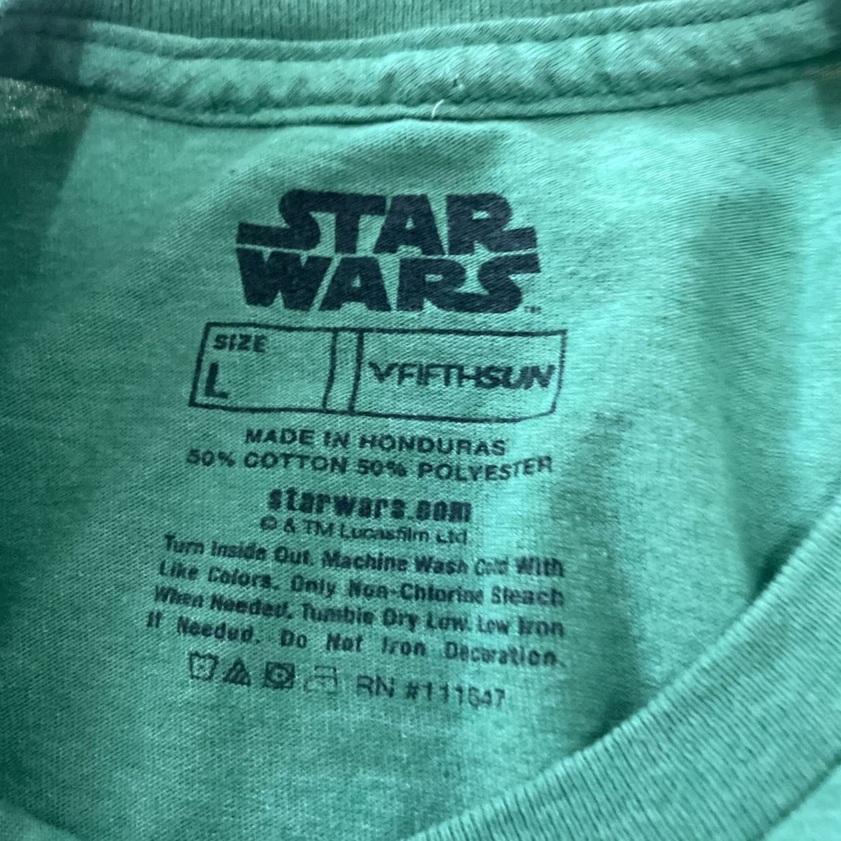Star Wars Fifth Sun Star Wars Yoda Shirt Men L Green I'm All Ears Funny Graphic Tee Paint Size US L / EU 52-54 / 3 - 7 Thumbnail