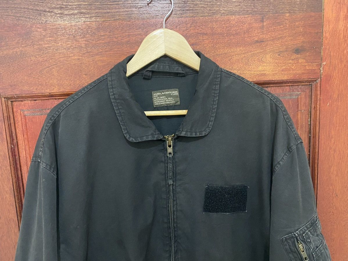 Stussy Stussy Ma-1 Bomber Jacket Black Size US XL / EU 56 / 4 - 4 Thumbnail