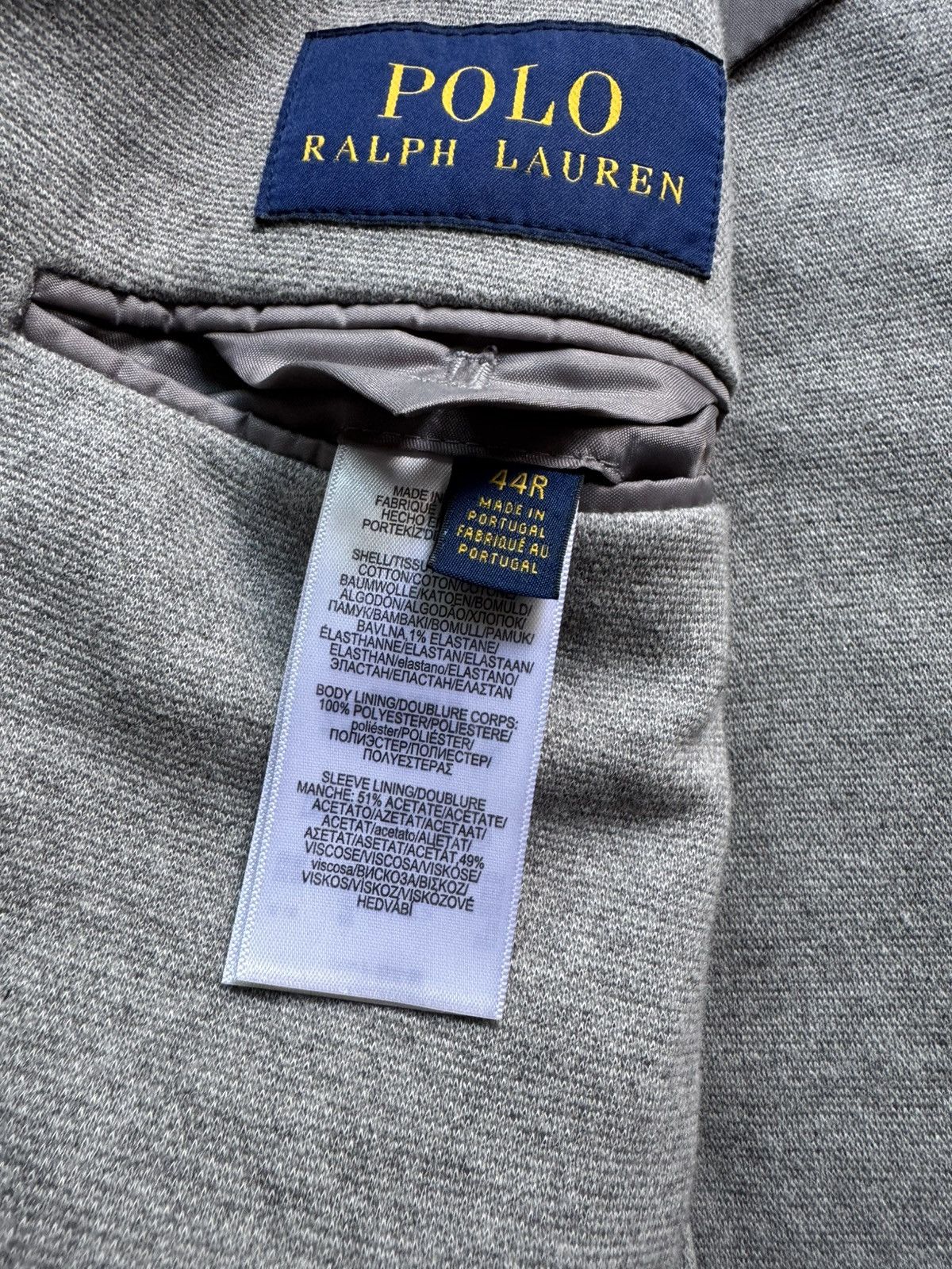 Polo Ralph Lauren Polo Ralph Lauren Gray cotton Blazer Jacket Size 44R Size 44R - 6 Thumbnail
