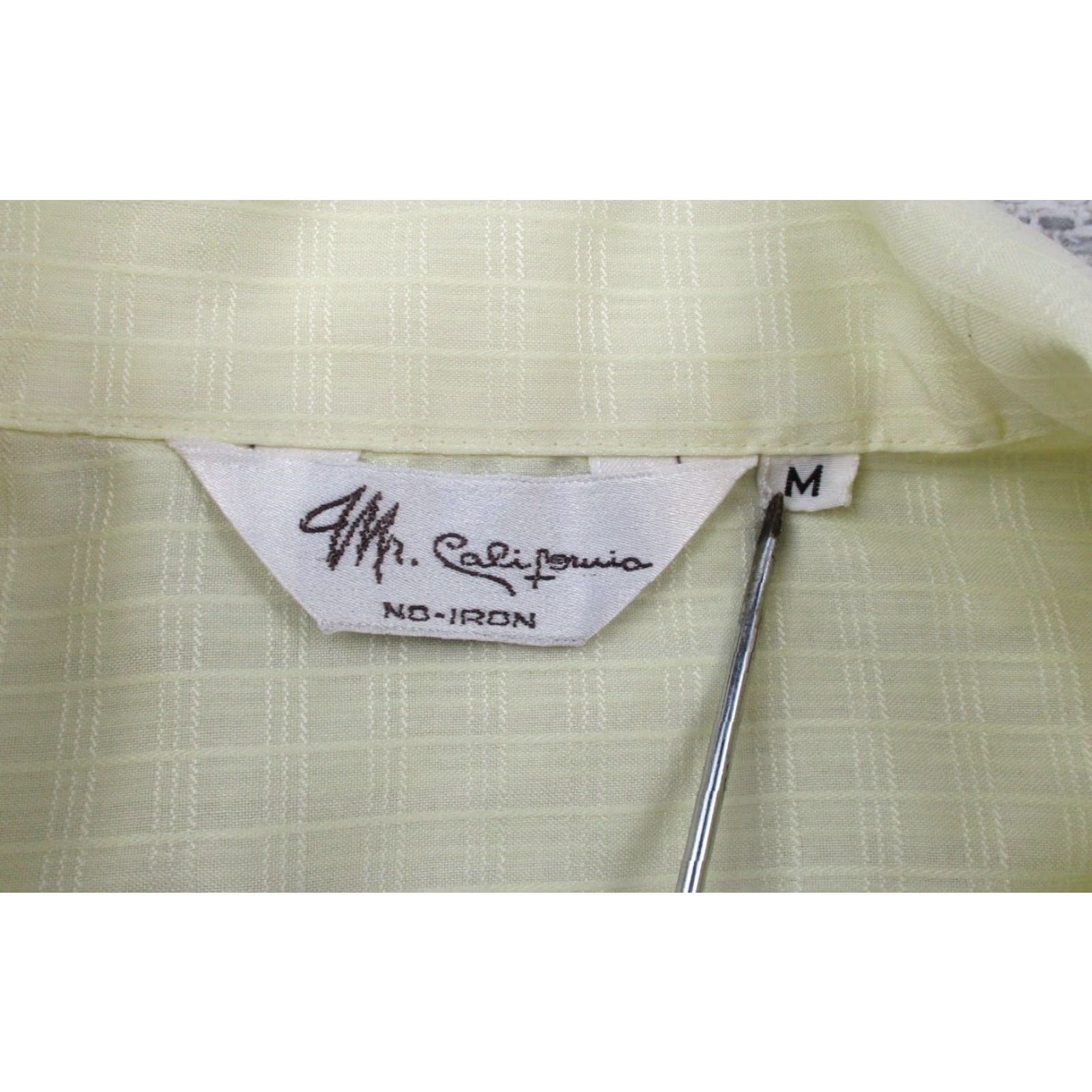 Vintage VINTAGE Joel California Shirt Mens Medium Disco Yellow Pockets 60s 70s Button-Front Short Sleeve Size US M / EU 48-50 / 2 - 5 Thumbnail
