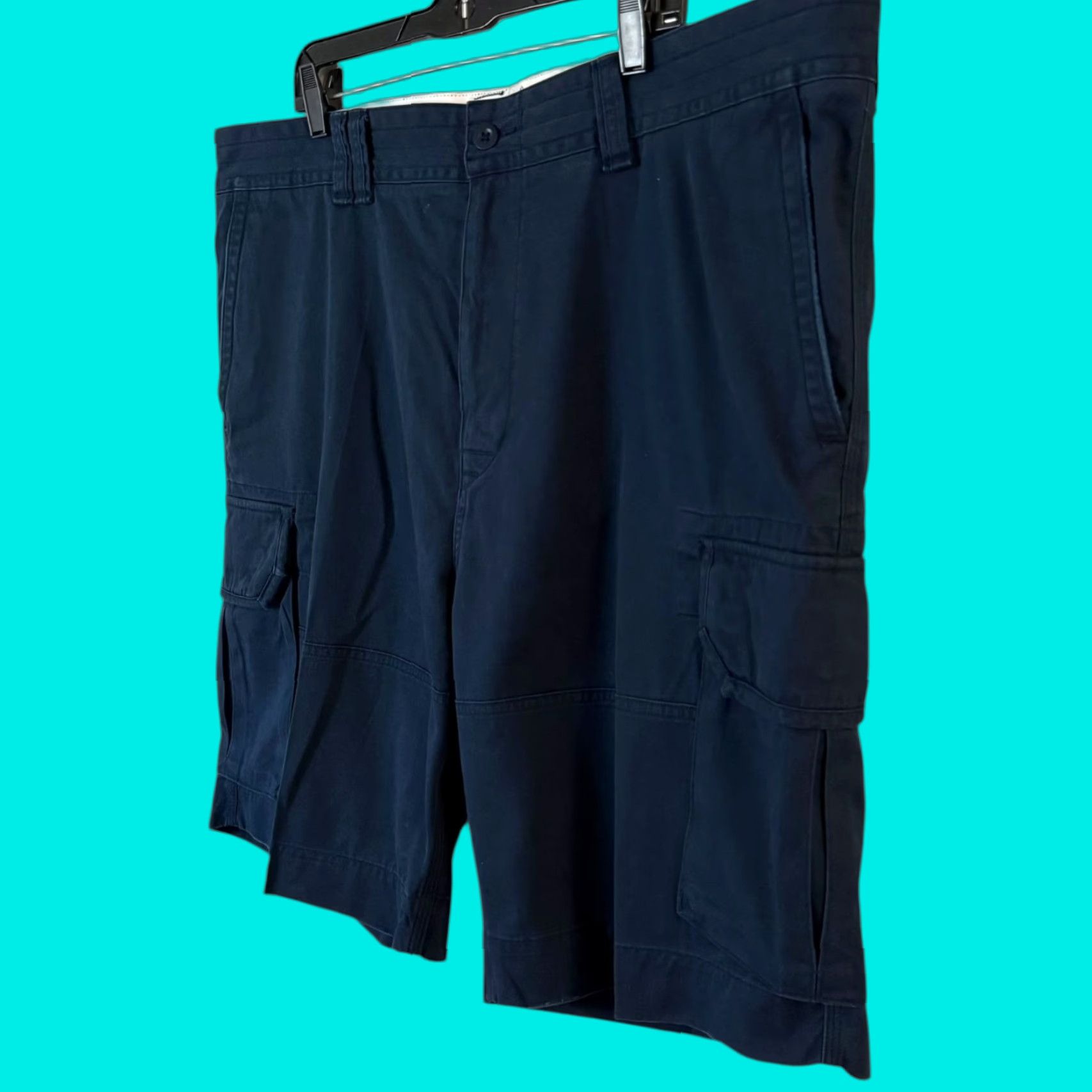 Ralph Lauren Ralph Lauren Gellar Classic-Fit Cargo Short Navy Blue Men's Size 44B 100% Cotton Big & Tall Casual Cargo Pocket Navy Blue Mens Size US 44 / EU 60 - 1 Thumbnail