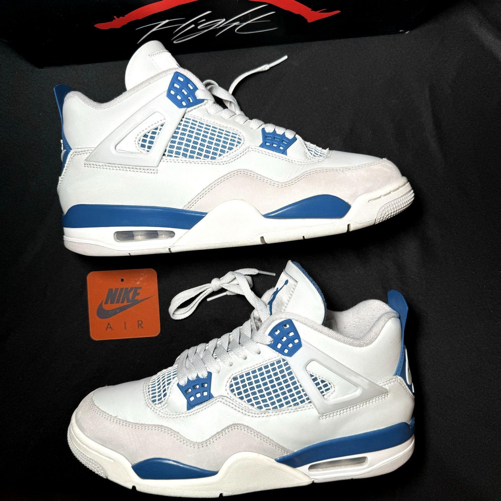 Jordan Brand × Nike Size 10.5 - Nike Air Jordan 4 Retro Military Blue 2024 Size US 10.5 / EU 43-44 - 2 Thumbnail