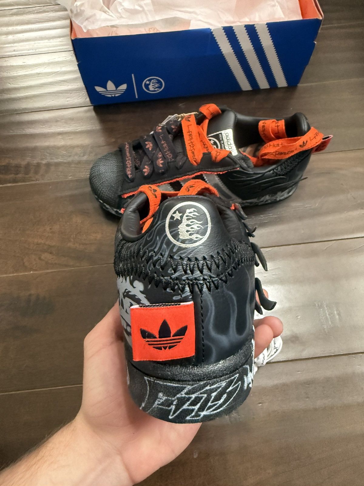 HELLSTAR HELLSTAR X ADIDAS SNEAKER COMPLEXCON EXCLUSIVE Size US 6.5 / EU 39-40 - 5 Thumbnail