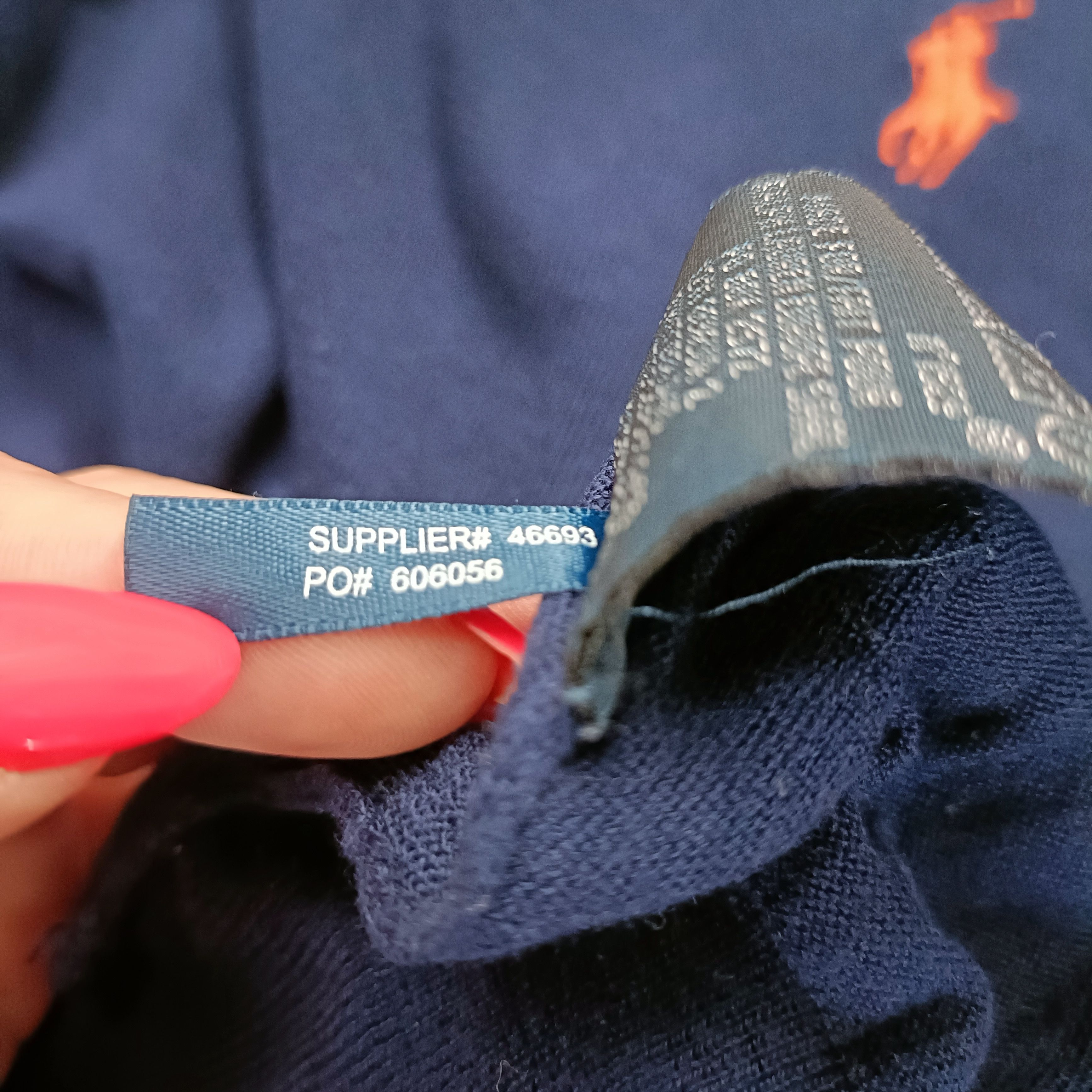 Polo Ralph Lauren Men's Navy Pima Cotton Sweater Pullover ! Size US M / EU 48-50 / 2 - 5 Thumbnail