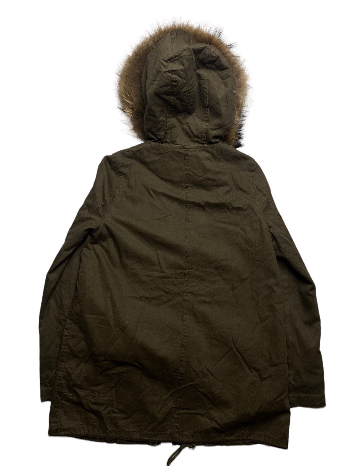 If Six Was Nine 2000s JB Girl - Raccoon Fur Hoodie Jacket Size M / US 6-8 / IT 42-44 - 7 Thumbnail