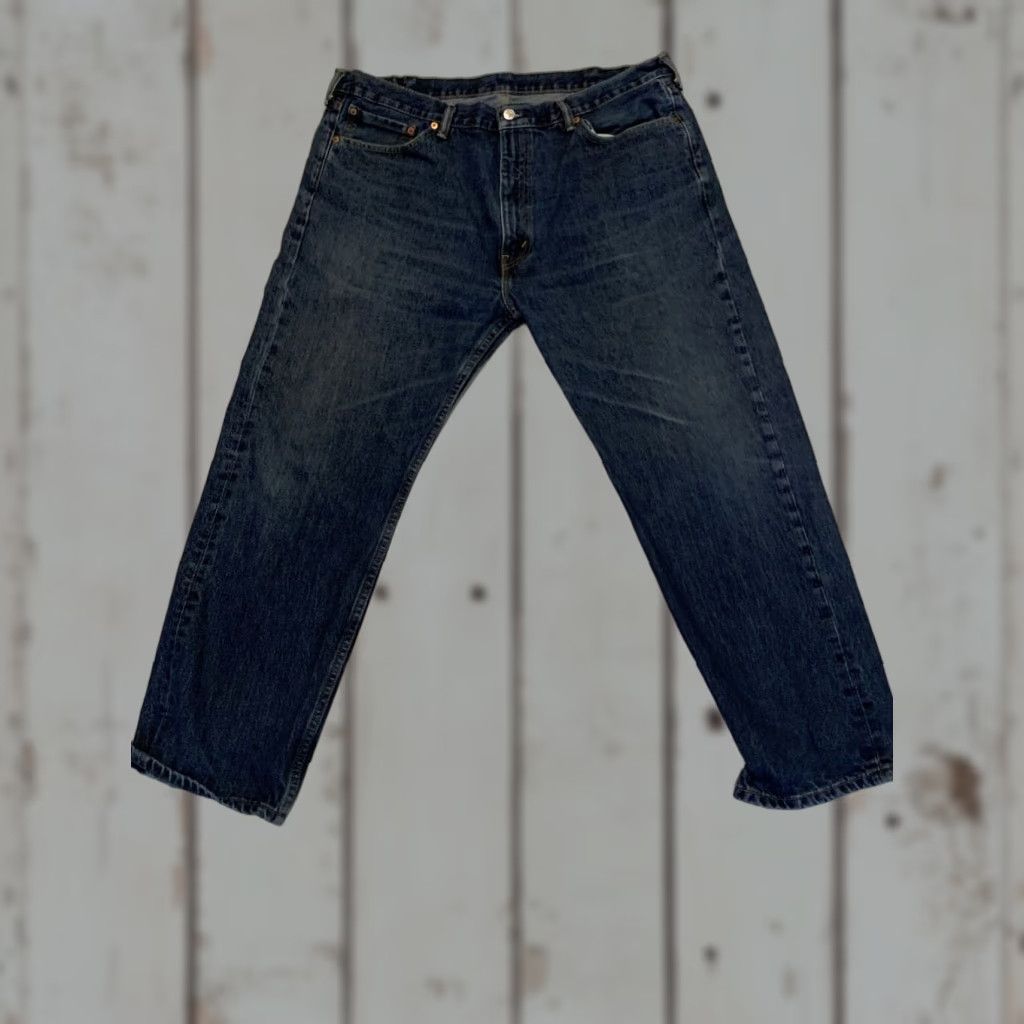 Levi's Levi's 505 Medium Wash Blue Jeans 40x29 Regular Straight Fit Mens Size US 40 / EU 56 - 1 Thumbnail