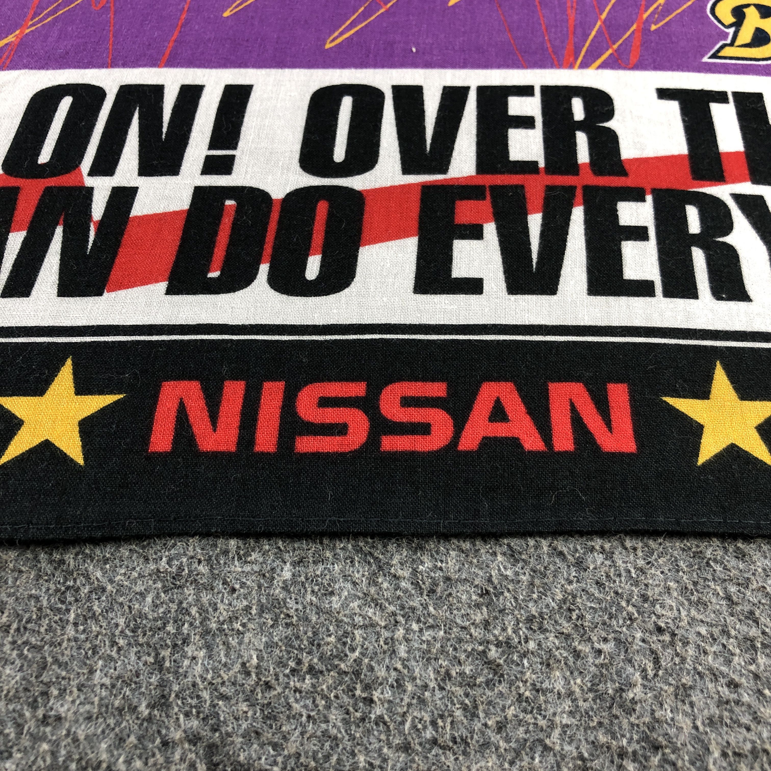 Vintage Nissan Ichiro Handkerchief Neckerchief Bandana H2457 Size ONE SIZE - 4 Thumbnail