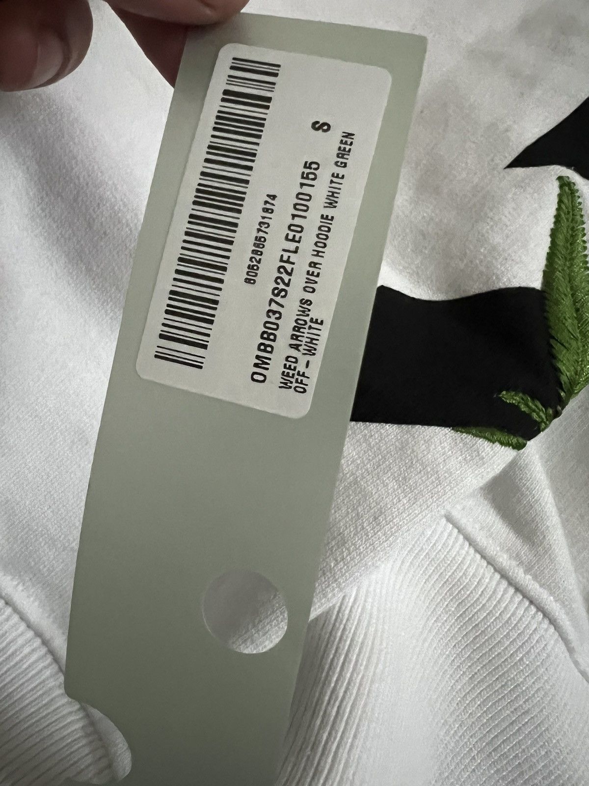 Off-White Off-White Weed Leaves Hoodie Size US S / EU 44-46 / 1 - 14 Thumbnail