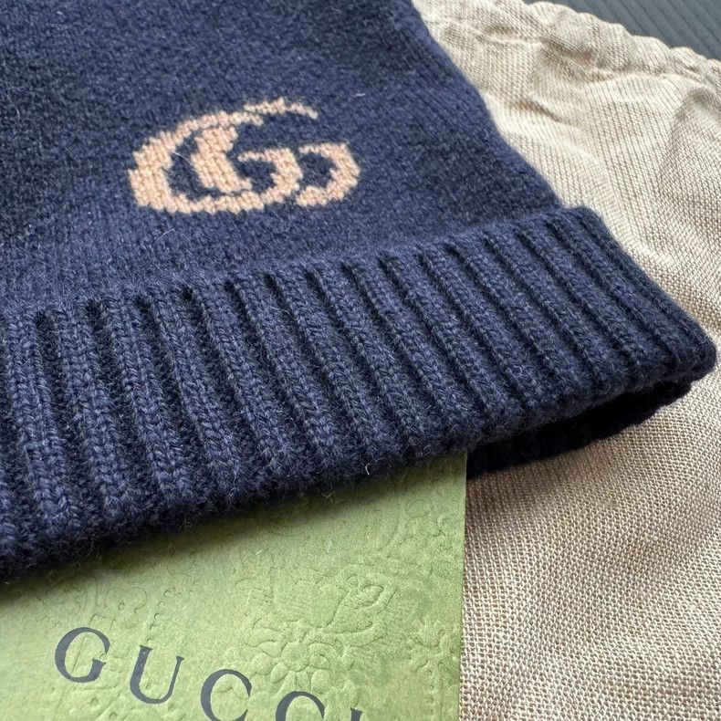 Gucci Gucci SizeM Cashmere knitted hat Size ONE SIZE - 4 Thumbnail