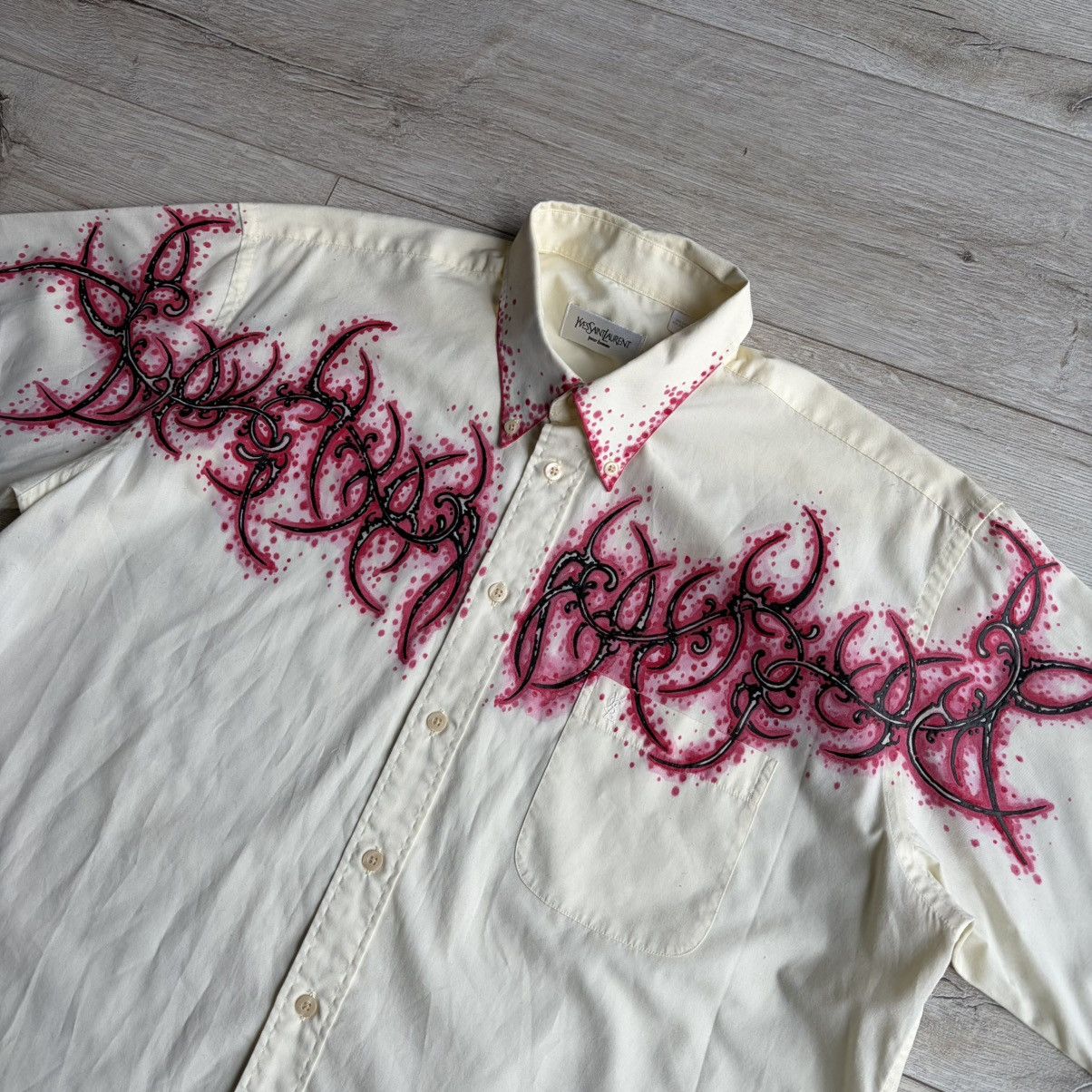 Yves Saint Laurent Cybersigilism Custom Shirt Affliction