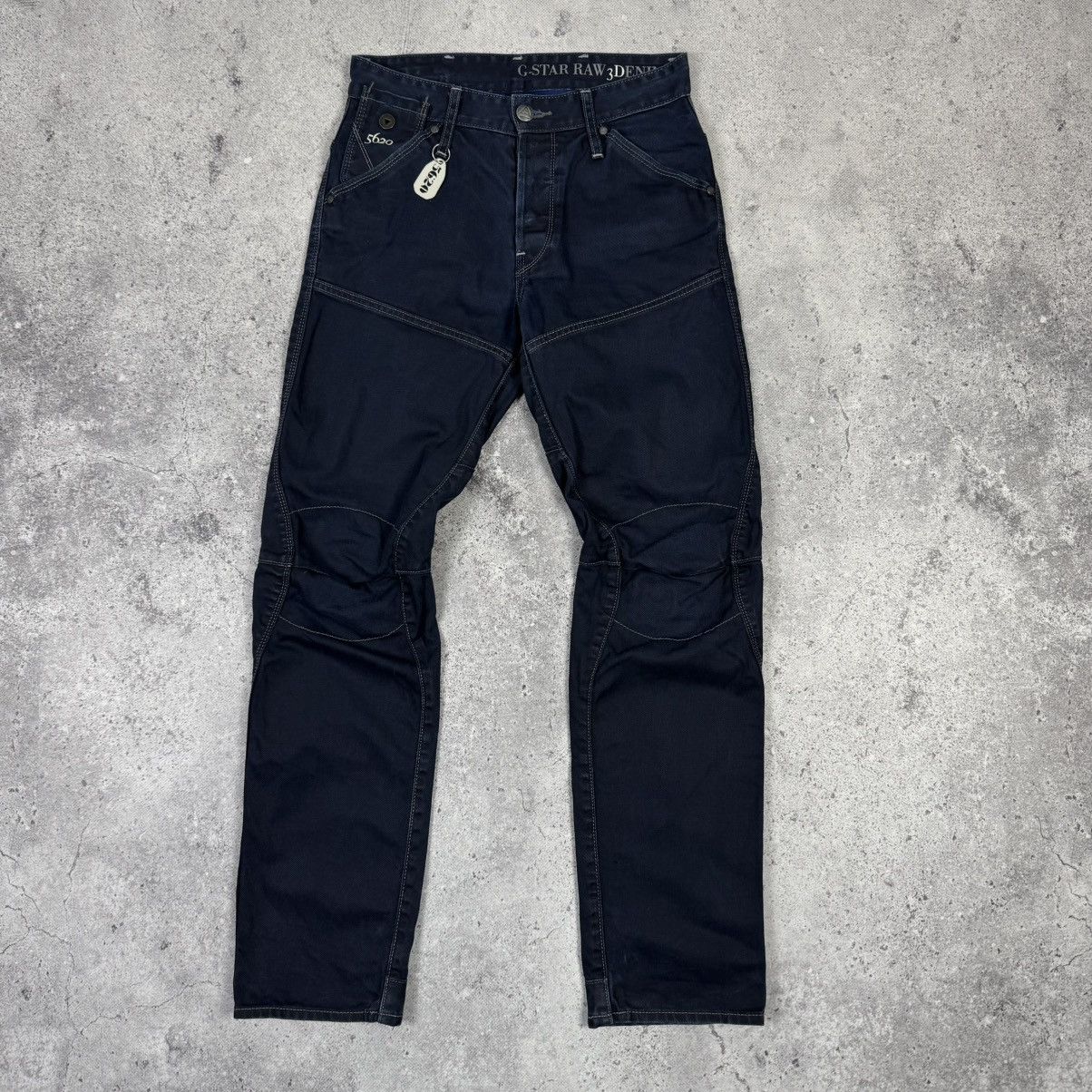 G-Star Crazy G Star RAW 5620 Double Knee Tapered Denim Jeans Size US 28 / EU 44 - 1 Thumbnail