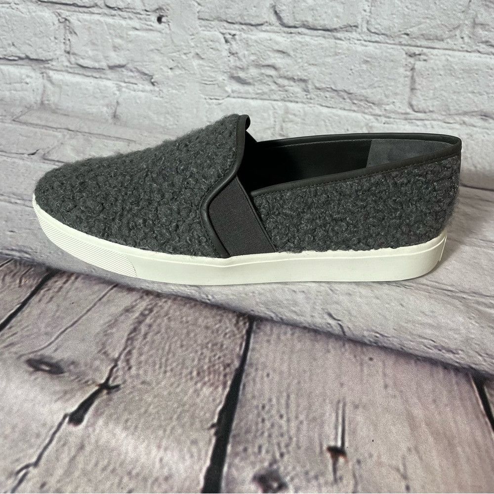 Vince New Vince Blair Shearling Grey Sneakers Size 37.5 Size US 7.5 / IT 37.5 - 5 Thumbnail