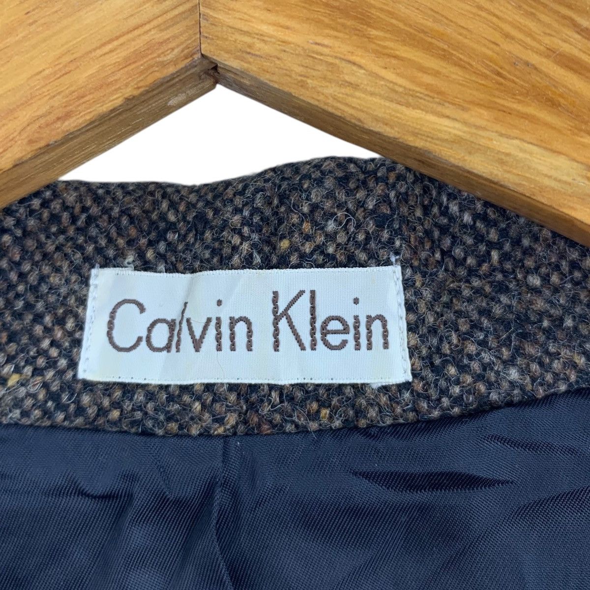 Calvin Klein CALVIN KLEIN Casualwear Designer Herringbone Blazer Jacket Size M / US 6-8 / IT 42-44 - 7 Thumbnail