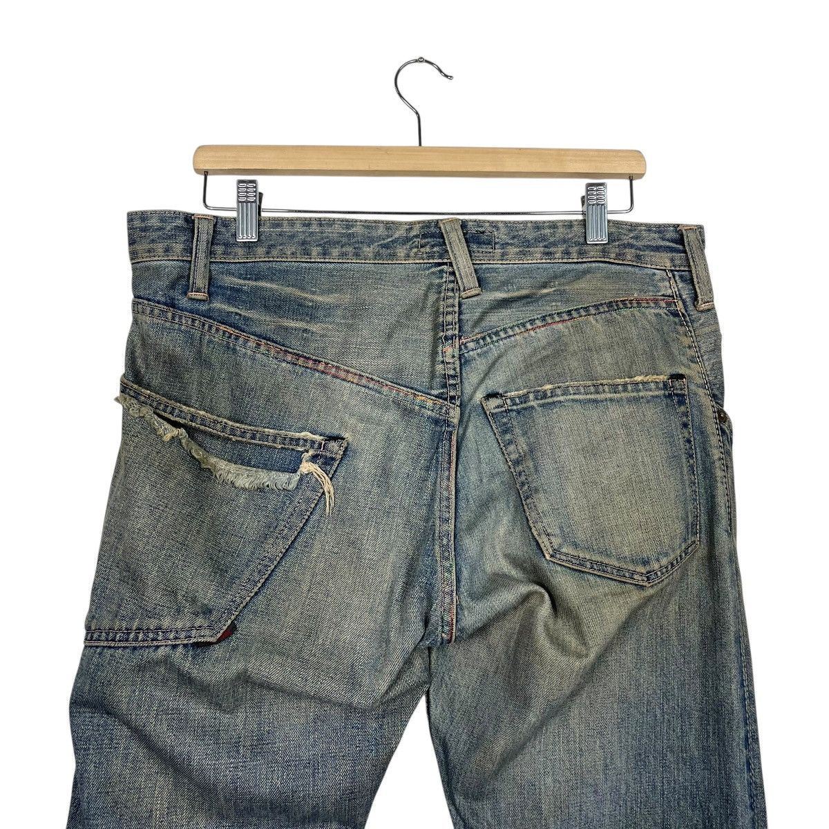 Johnbull Vintage Johnbull Distressed Rare Workers Denim Jeans Size US 36 / EU 52 - 6 Thumbnail