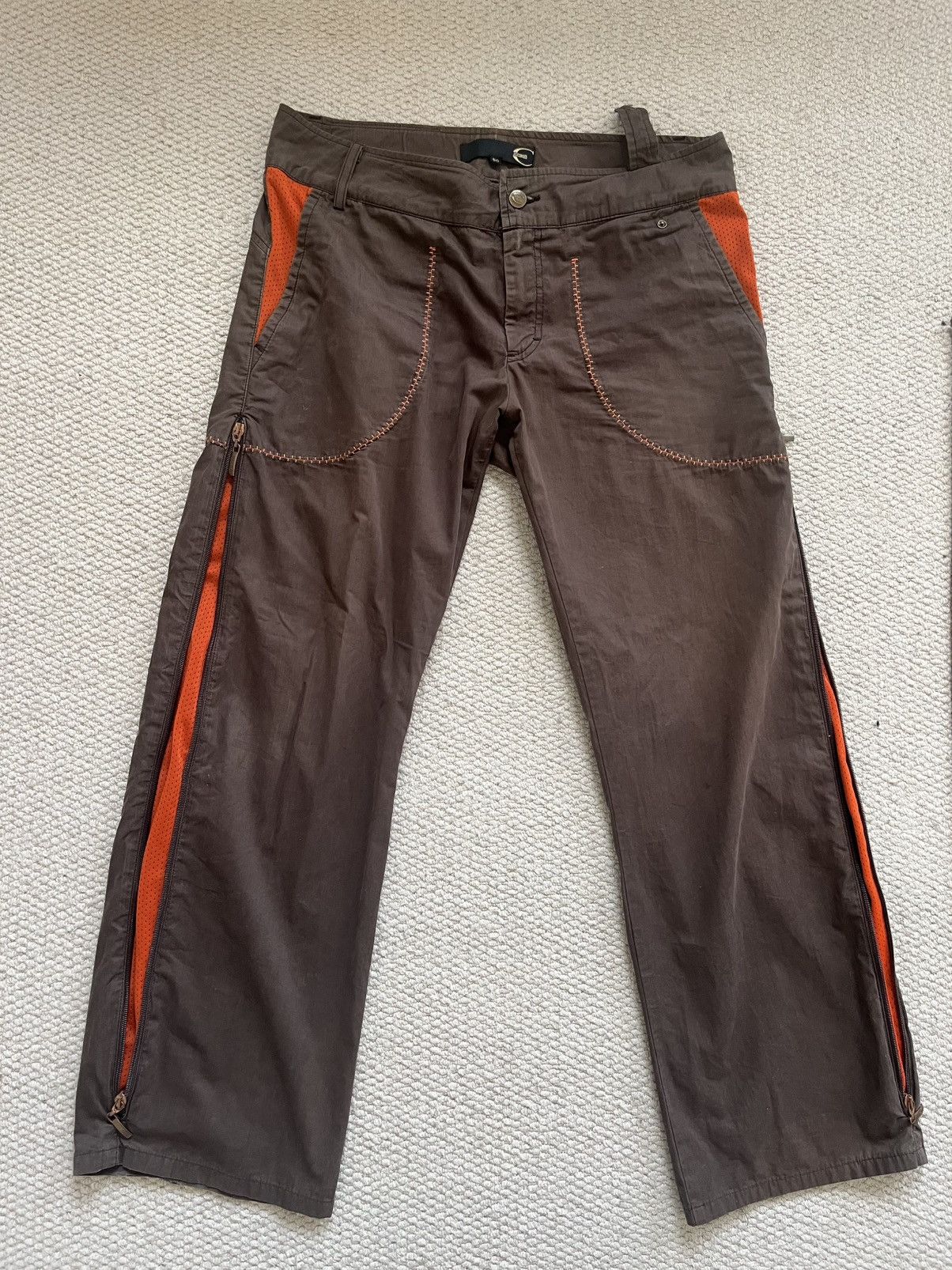 Roberto Cavalli RARE Cavalli Zip Up Pants Size 36" / US 14 / IT 50 - 1 Thumbnail