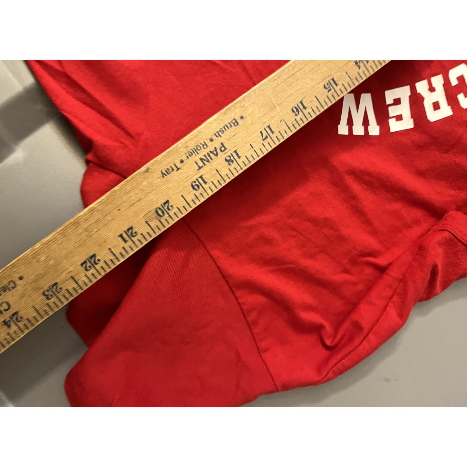 Old Navy Old Navy T-Shirt Women L Red Graphic Print Cotton Short Sleeve Crew Neck Pullover Casual Funny Spring Summer Size L / US 10 / IT 46 - 5 Thumbnail
