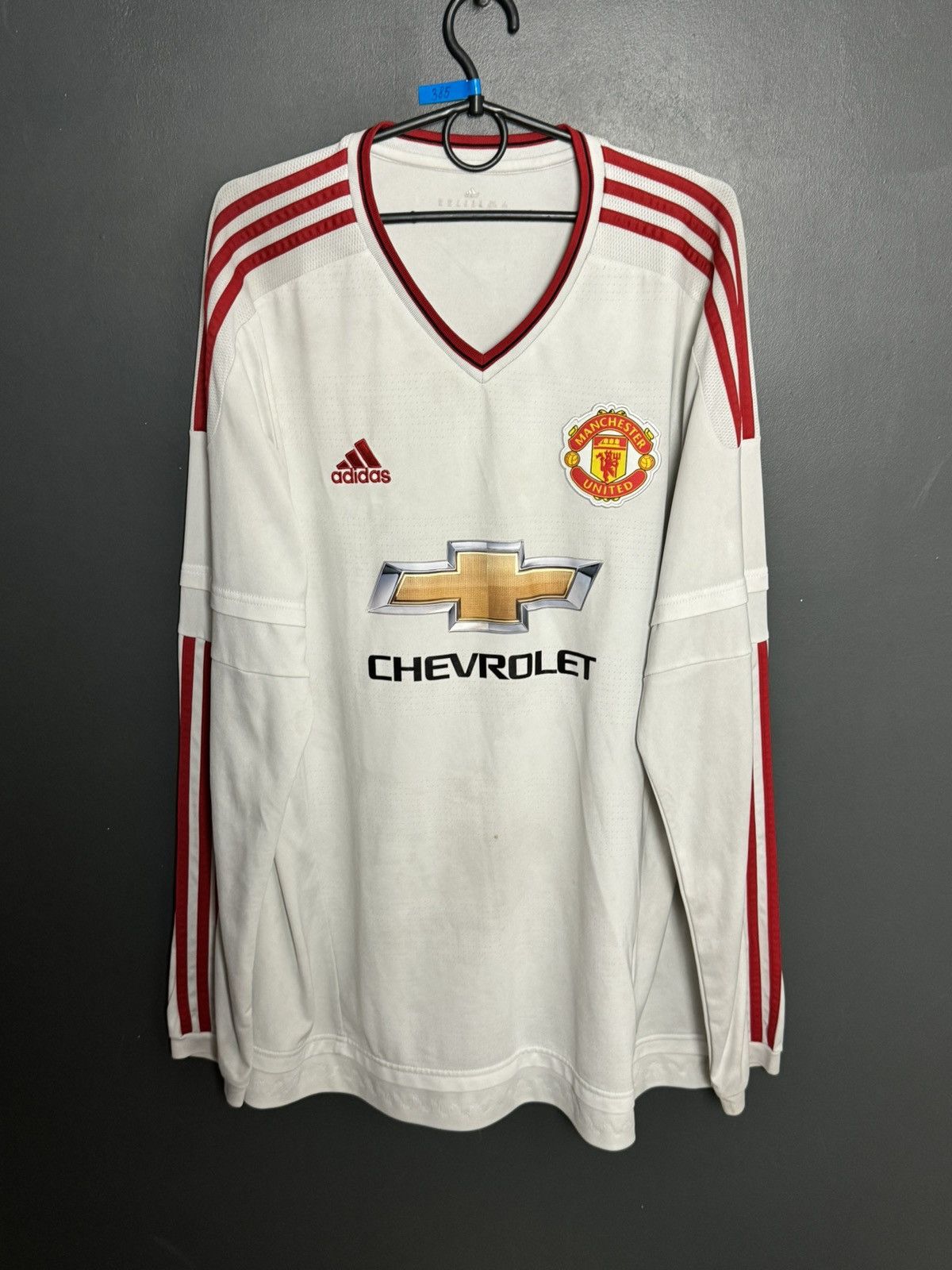 Adidas Manchester United 15/16 Away Football Long Sleeve Jersey Size US XL / EU 56 / 4 - 1 Thumbnail