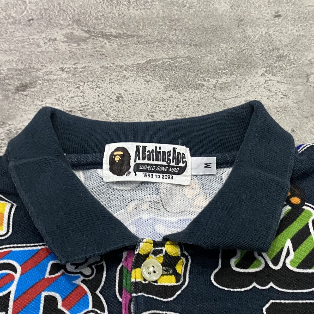 Bape Baby Milo Logo Polo Size US M / EU 48-50 / 2 - 2 Thumbnail
