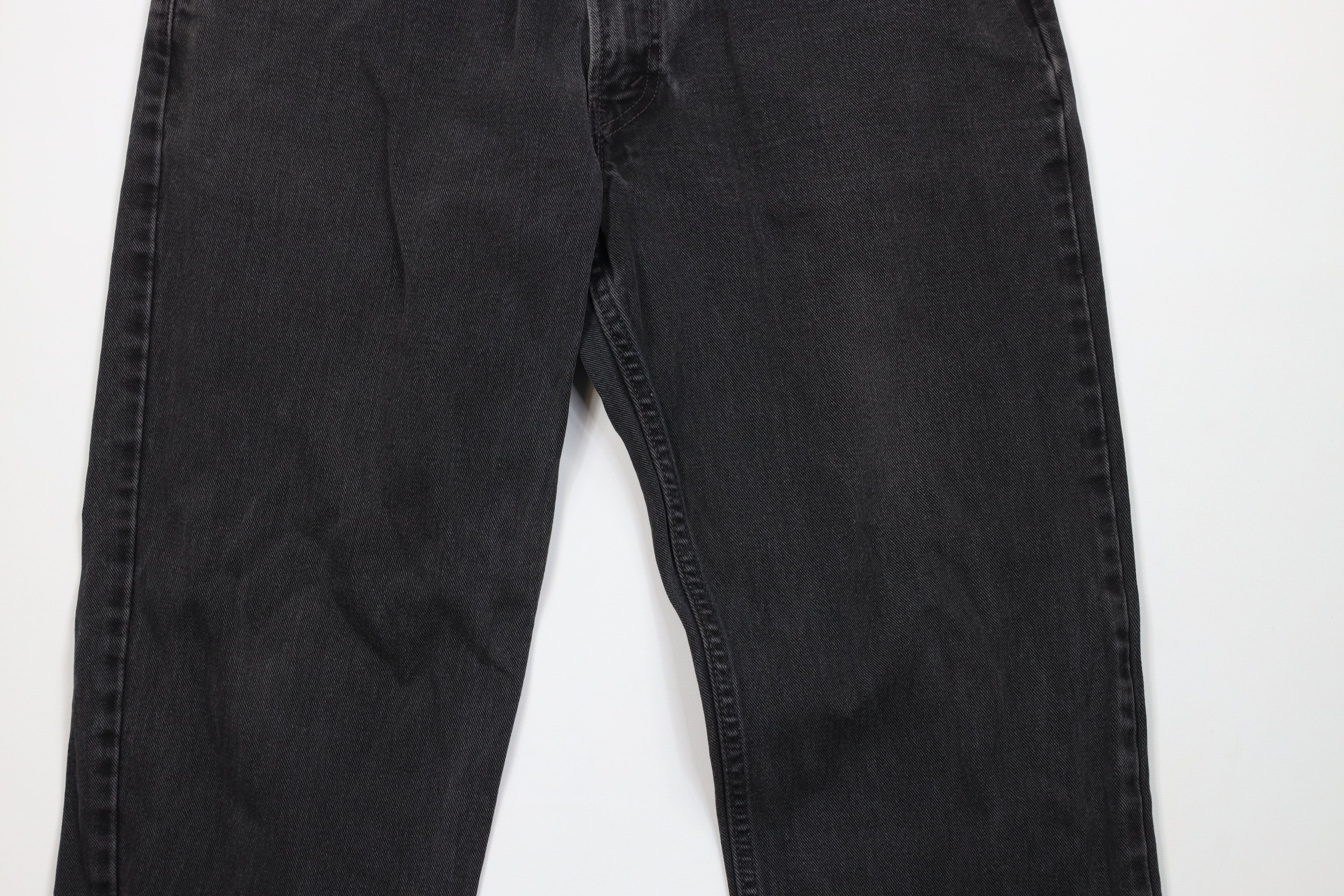 Levi's Vintage Y2K 2003 Levis 550 Relaxed Fit Denim Jeans Black Size US 36 / EU 52 - 3 Thumbnail